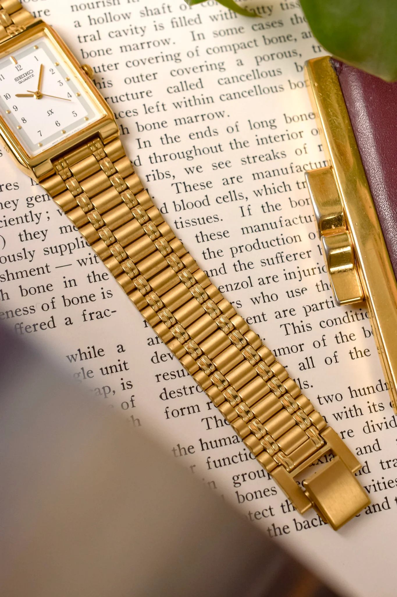 1991 Seiko SX Golden Arabic Numeral Tank - NOS - Image 7