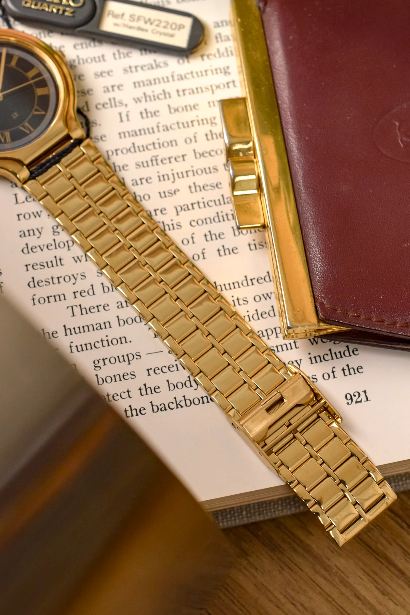 1991 Seiko SX Golden Roman Gilt Sector Dial - NOS - Image 7