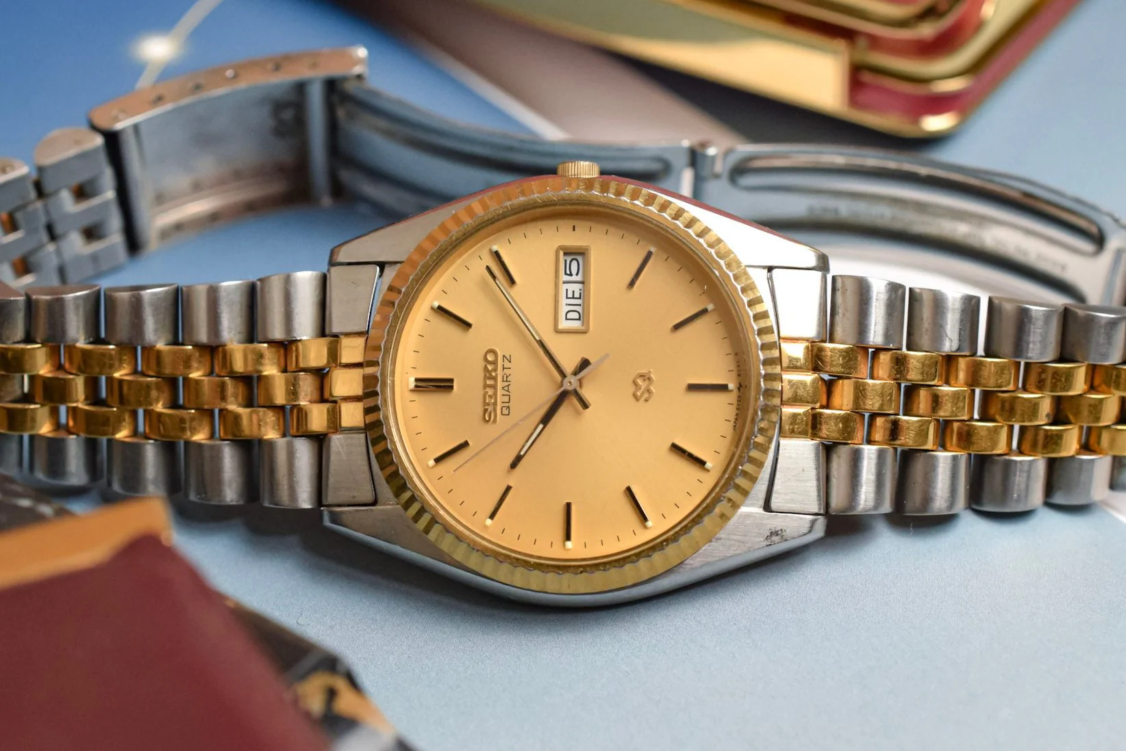 1991 Seiko Two Toned Champagne Day-Date "Jubilee" - Image 3