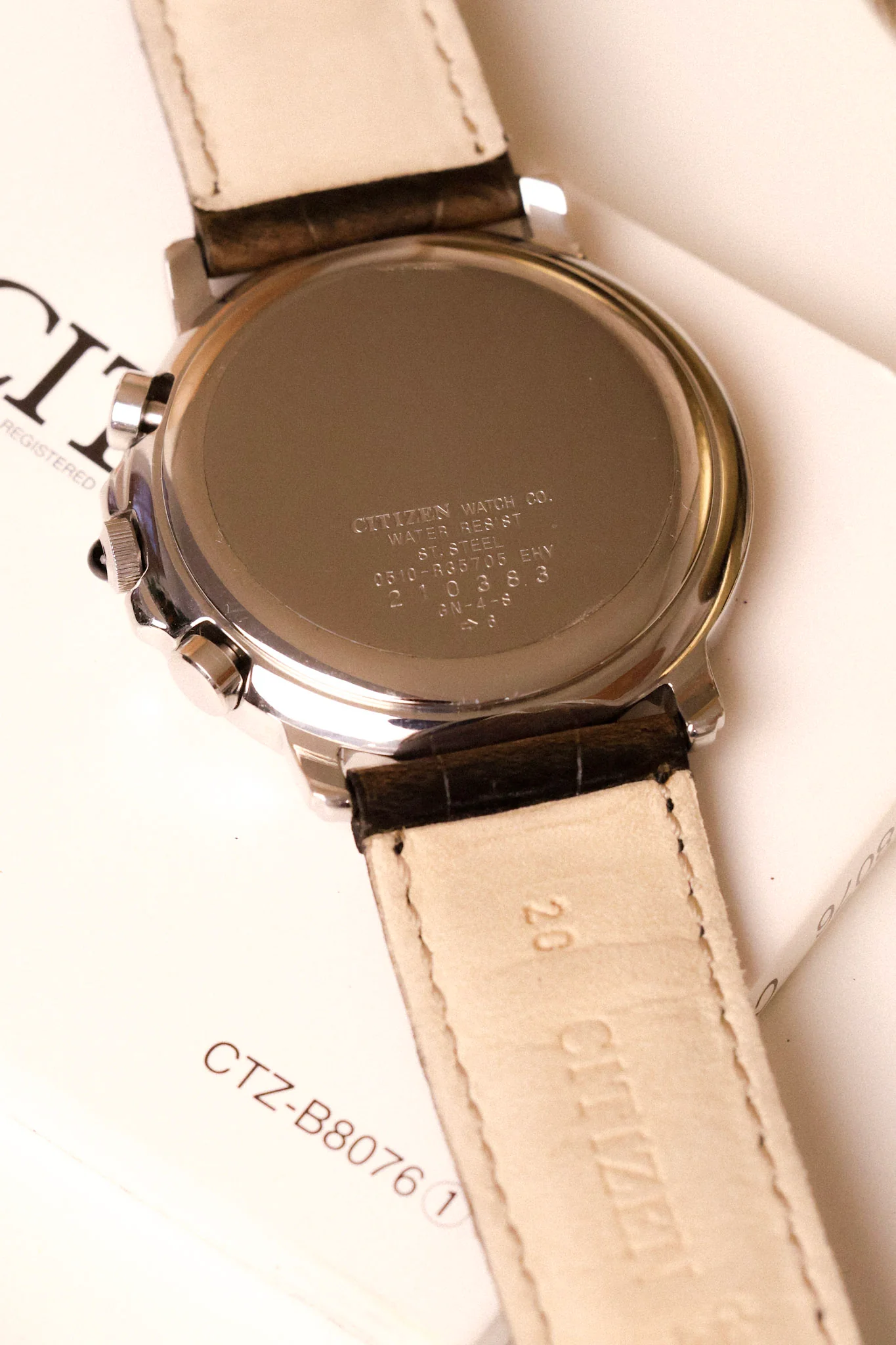 1992 Citizen Sector Classique Chronograph - New Old Stock - Image 8
