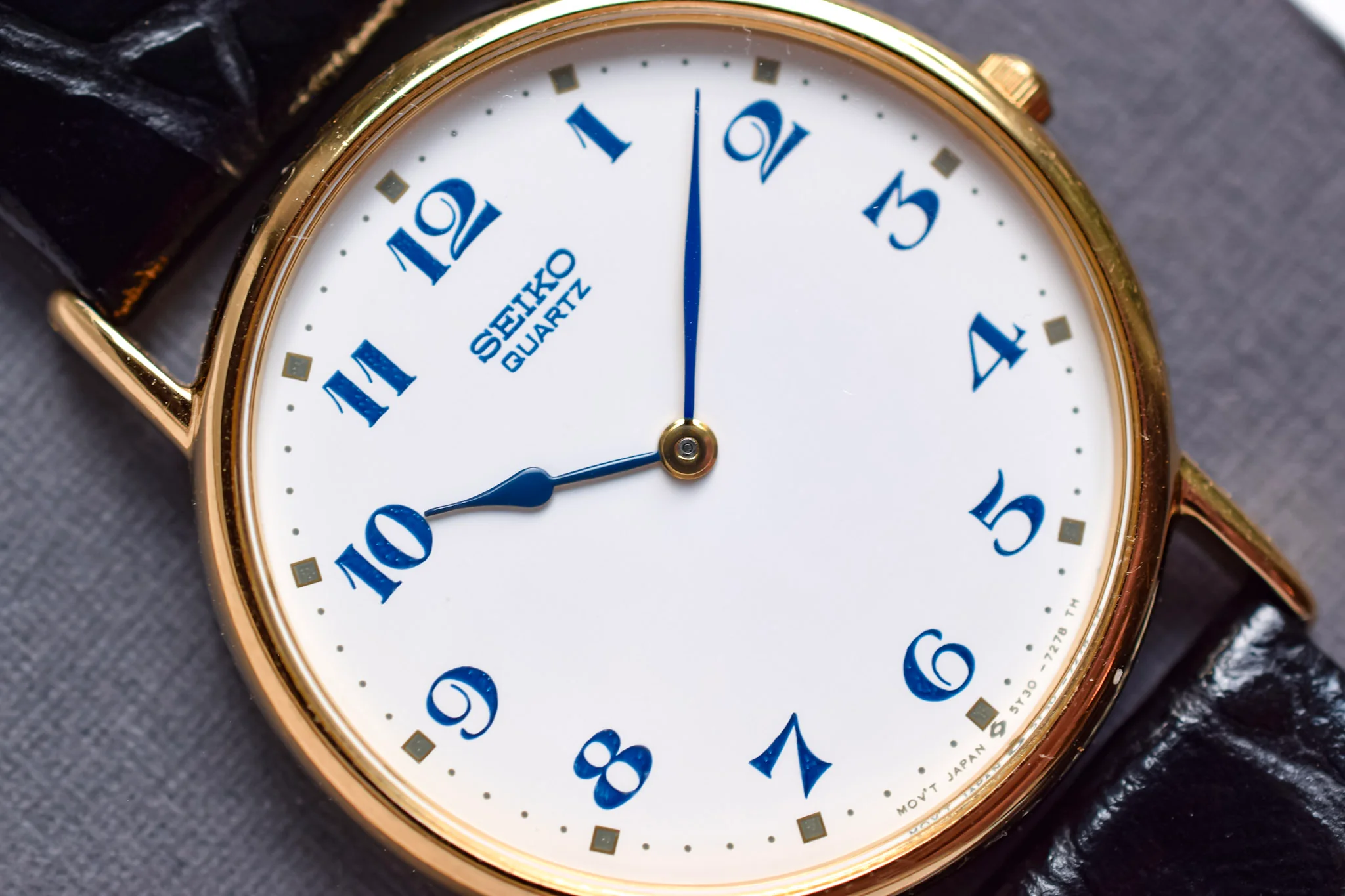 1992 Seiko Blue Spade Arabic Numerals - Image 3