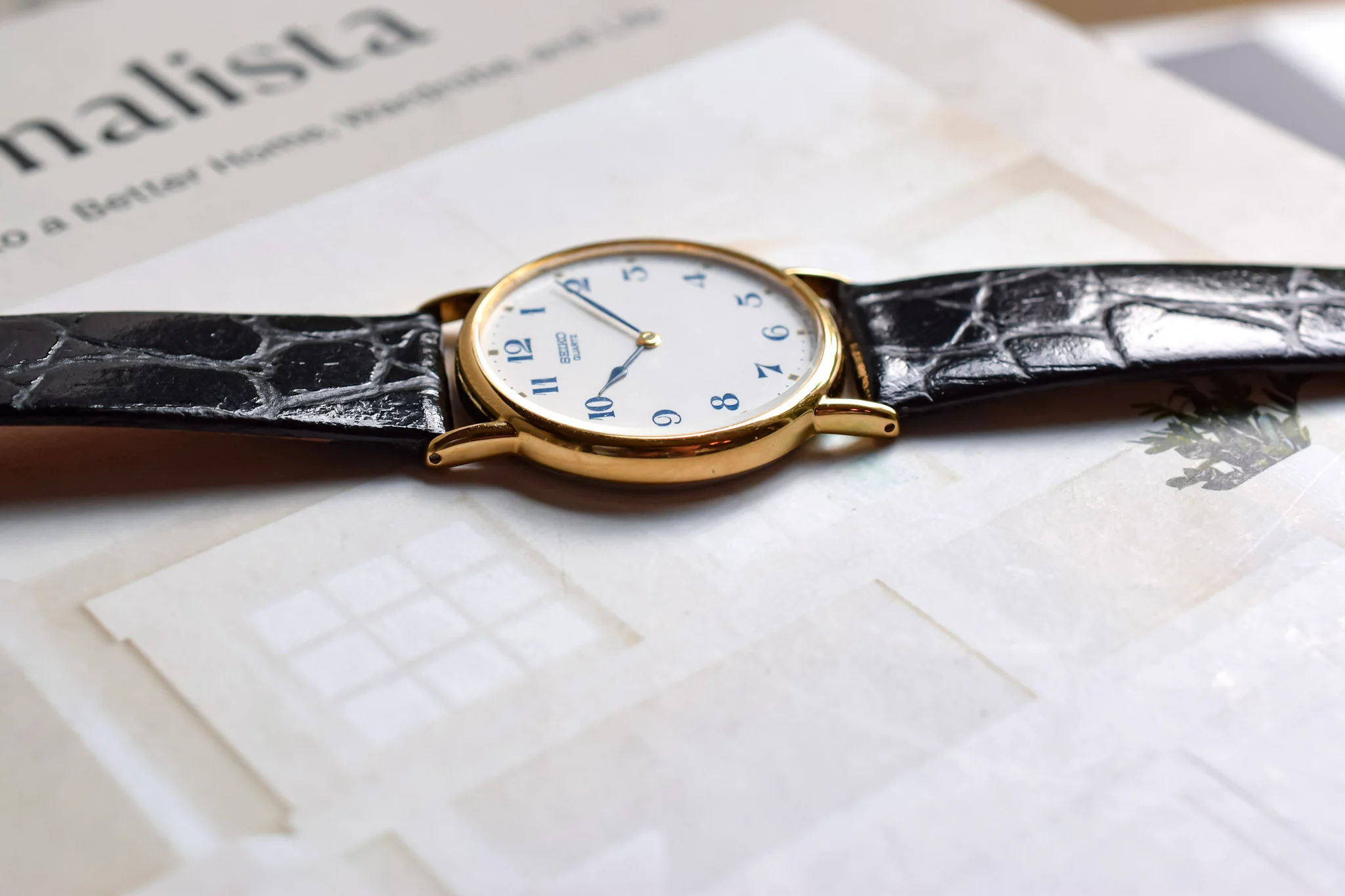 1992 Seiko Blue Spade Arabic Numerals - Image 5