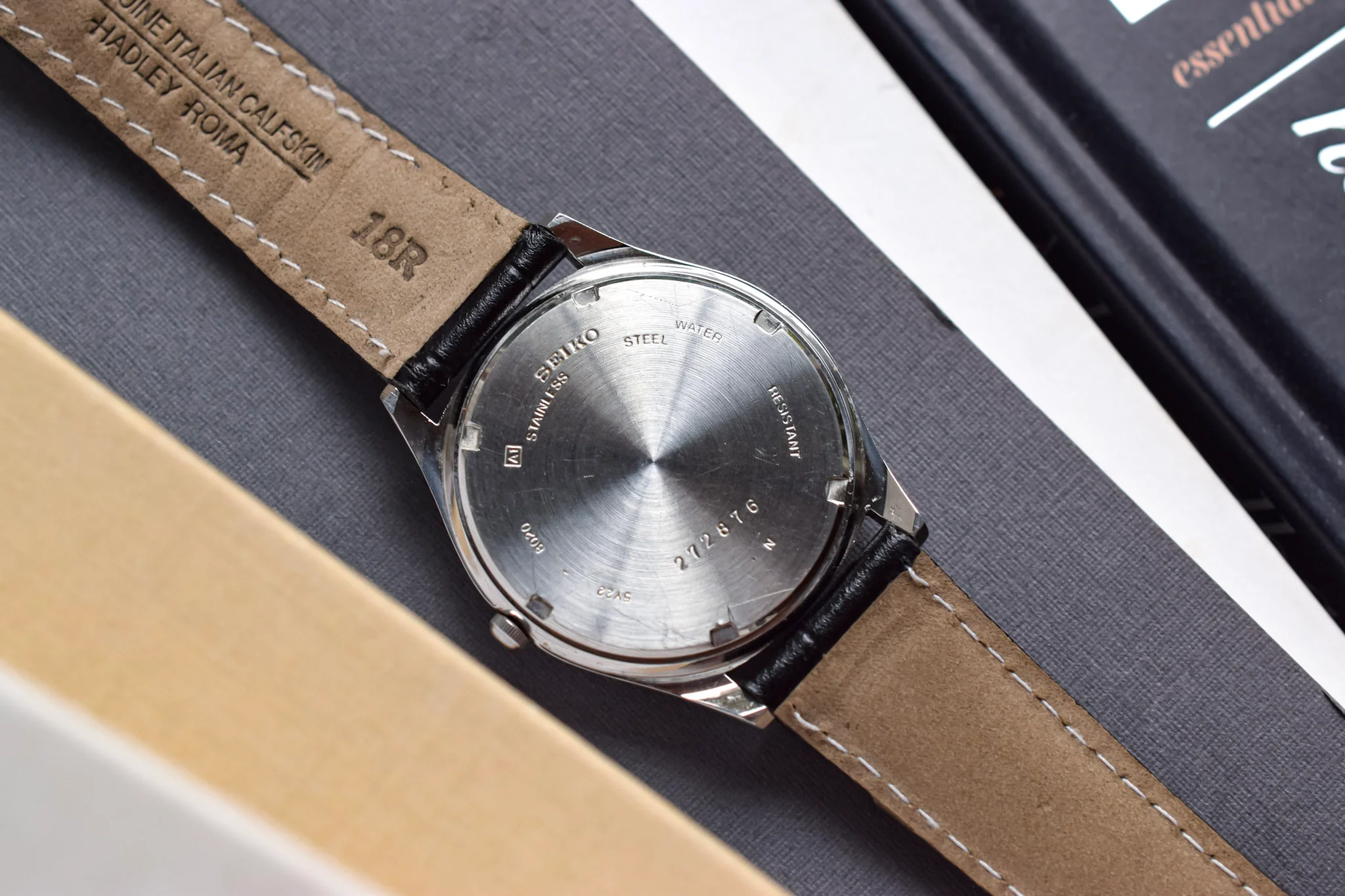 1992 Seiko SQ Steel White Dial Calendar - Image 8