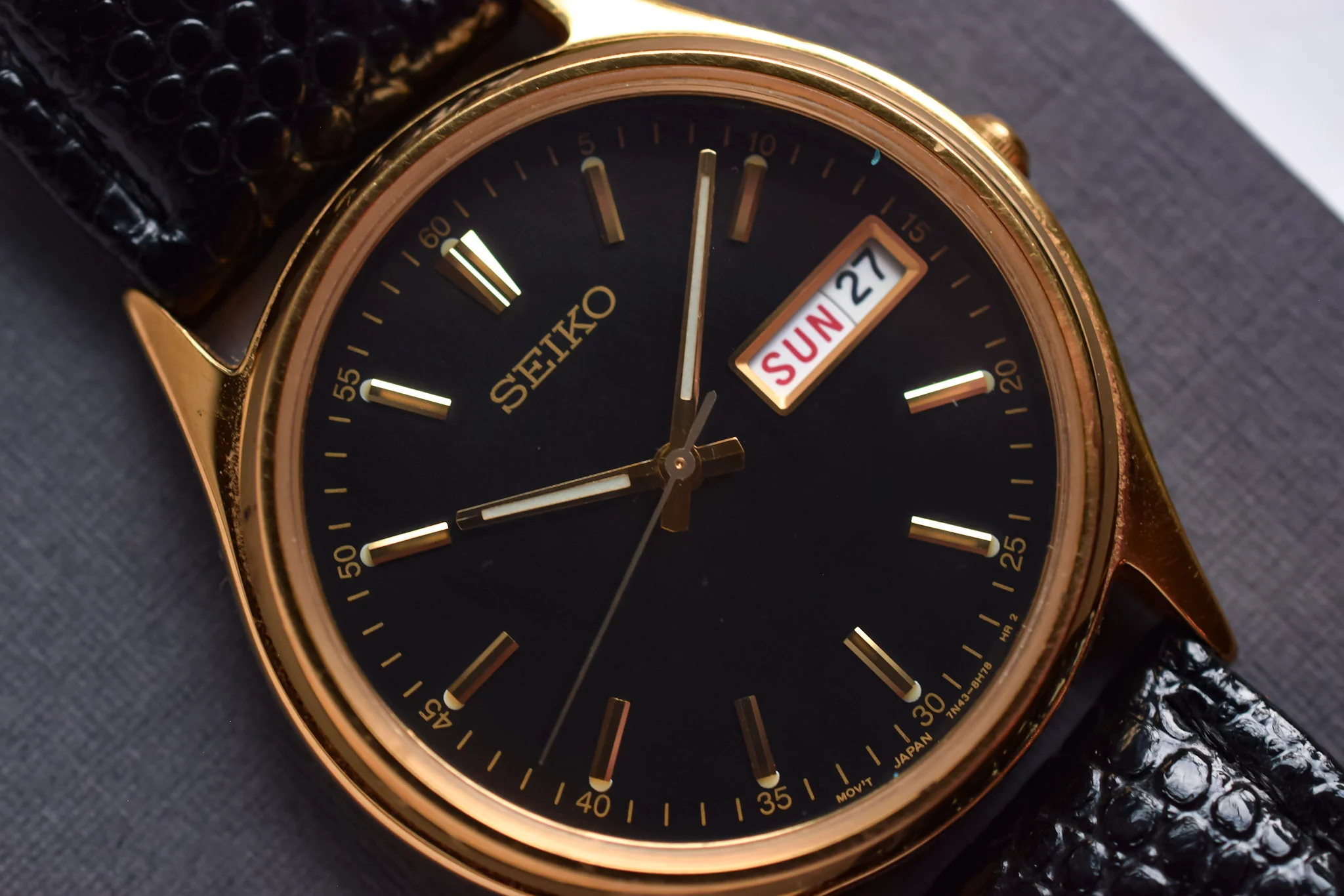 1993 Seiko Black Dial Day-Date - Image 3