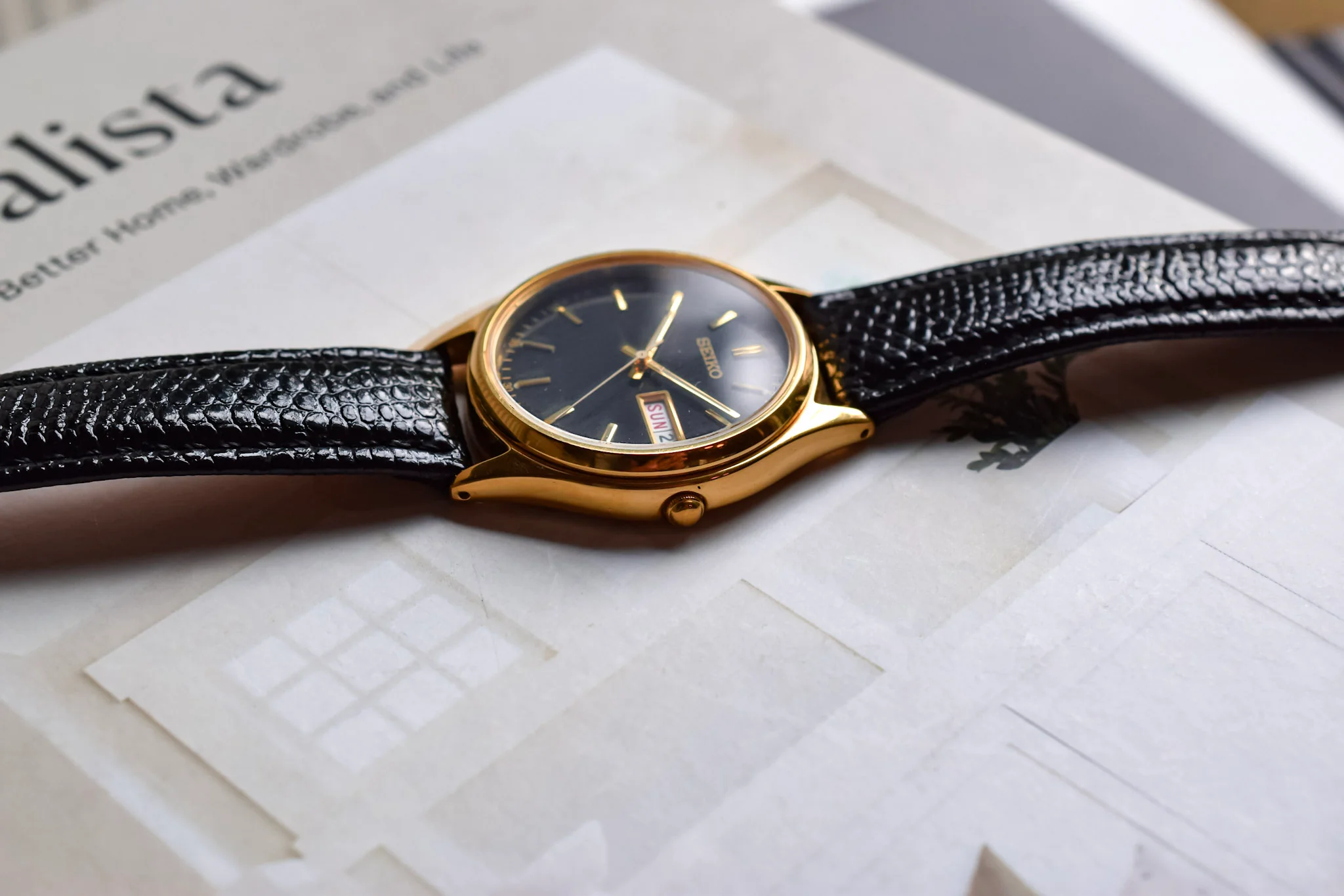 1993 Seiko Black Dial Day-Date - Image 4