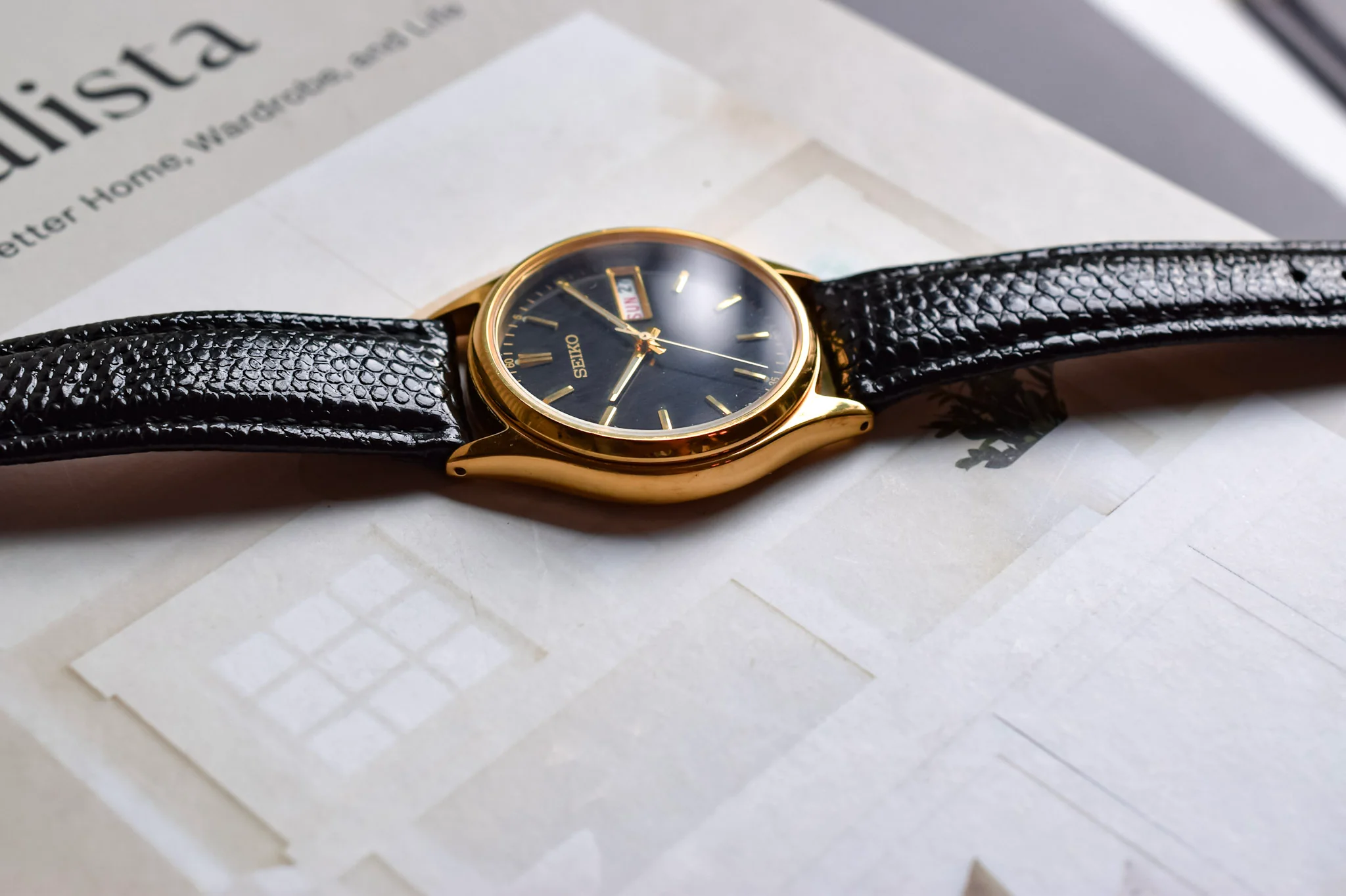 1993 Seiko Black Dial Day-Date - Image 5