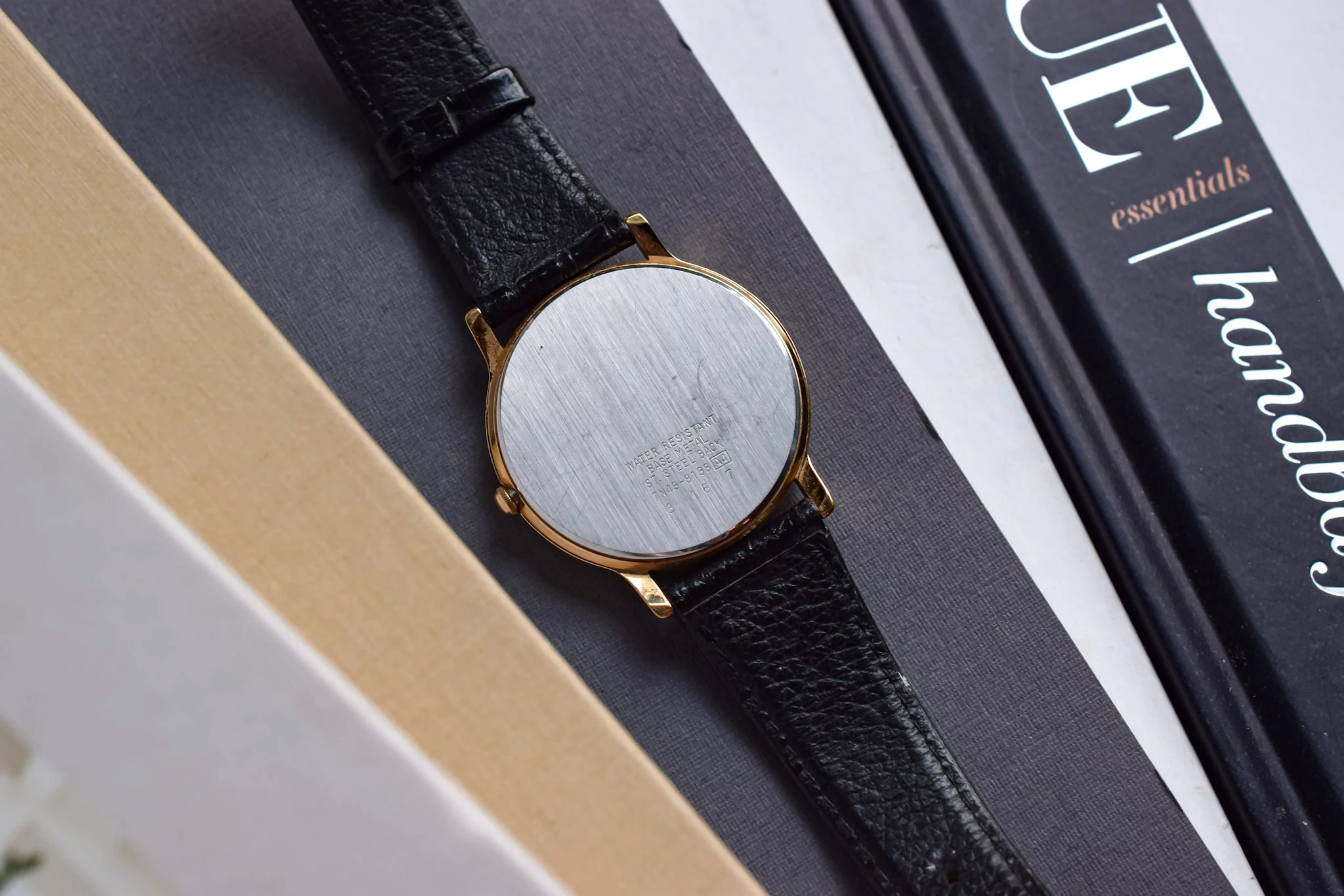 1993 Seiko Black Dial Ornate Bezel - Image 6