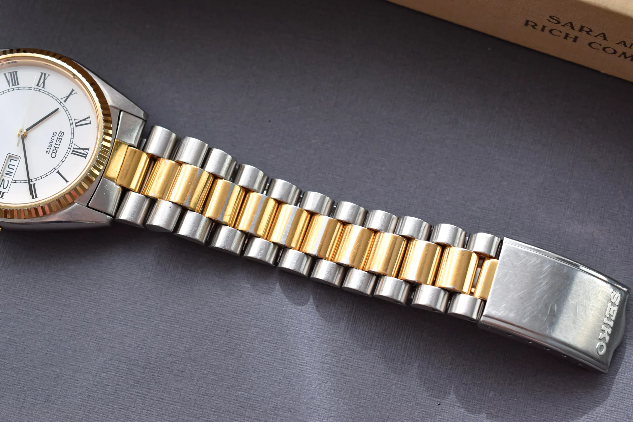 1993 Seiko Buckley Dial Day-Date "President" - Image 7