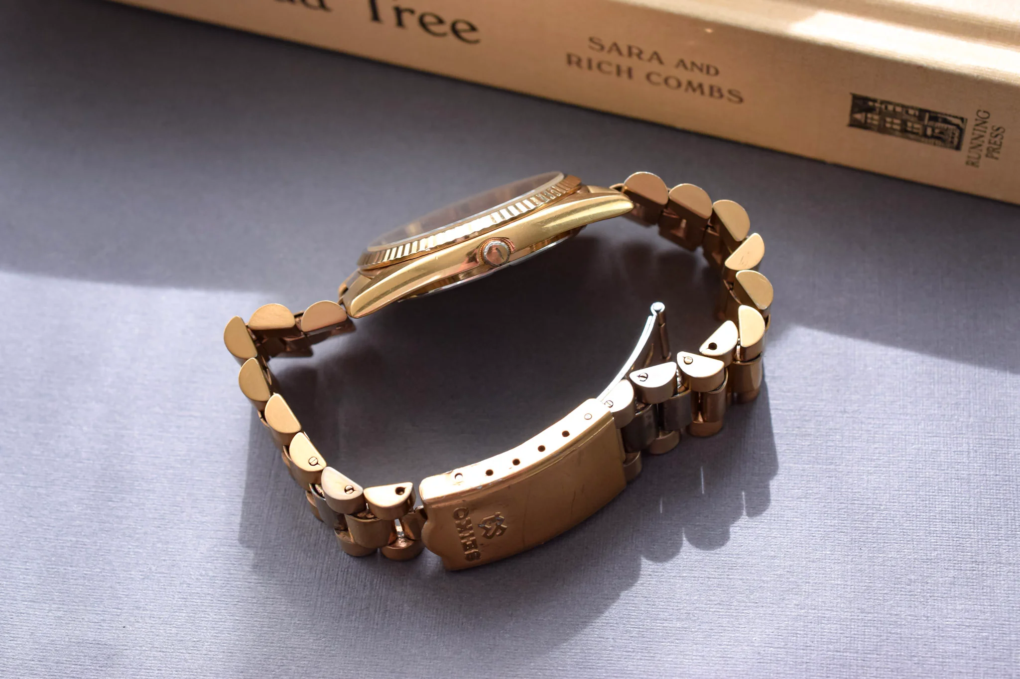 1993 Seiko Champagne Dial Day-Date "President" - Image 5