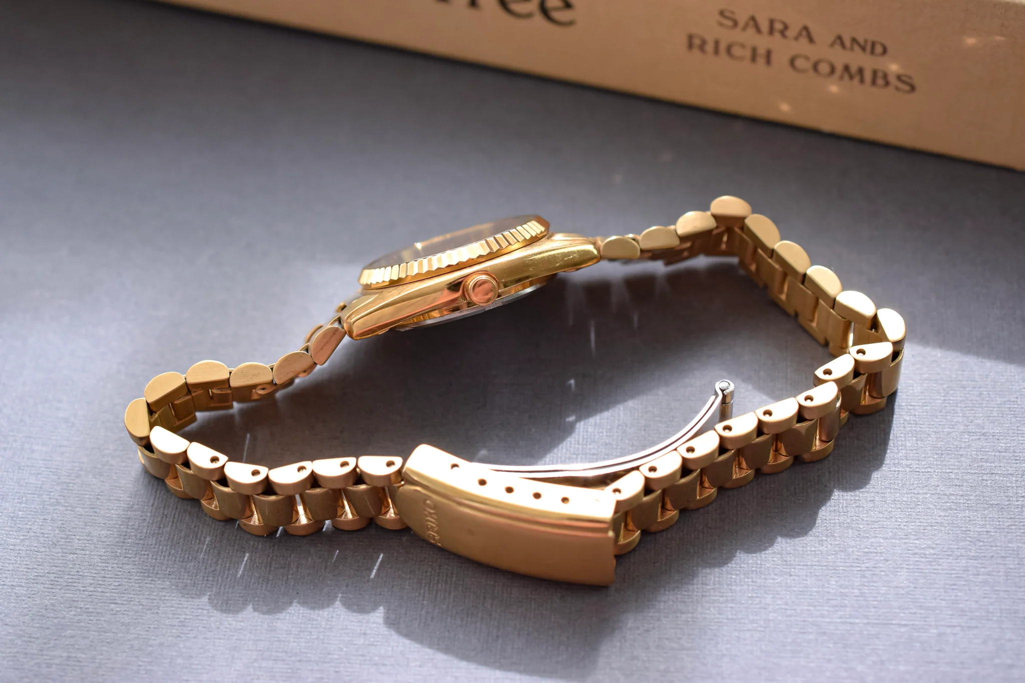 1993 Seiko "Ladies Size" Gilt Dial Day-Date "President" - Image 5