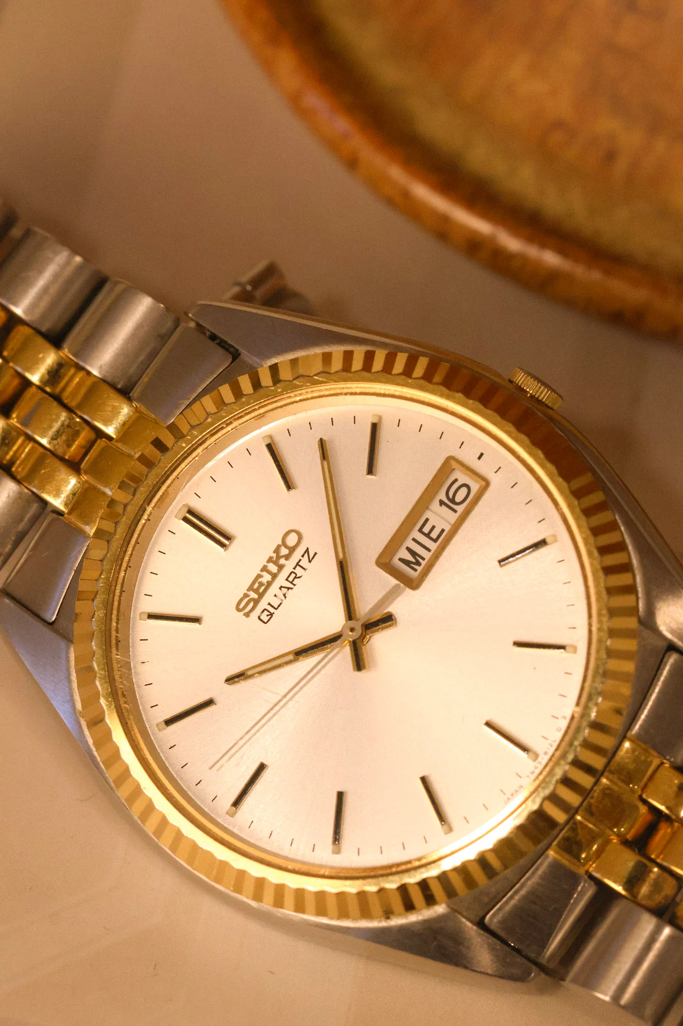 1993 Seiko Silver Two Toned Jubilee Prez - Image 3