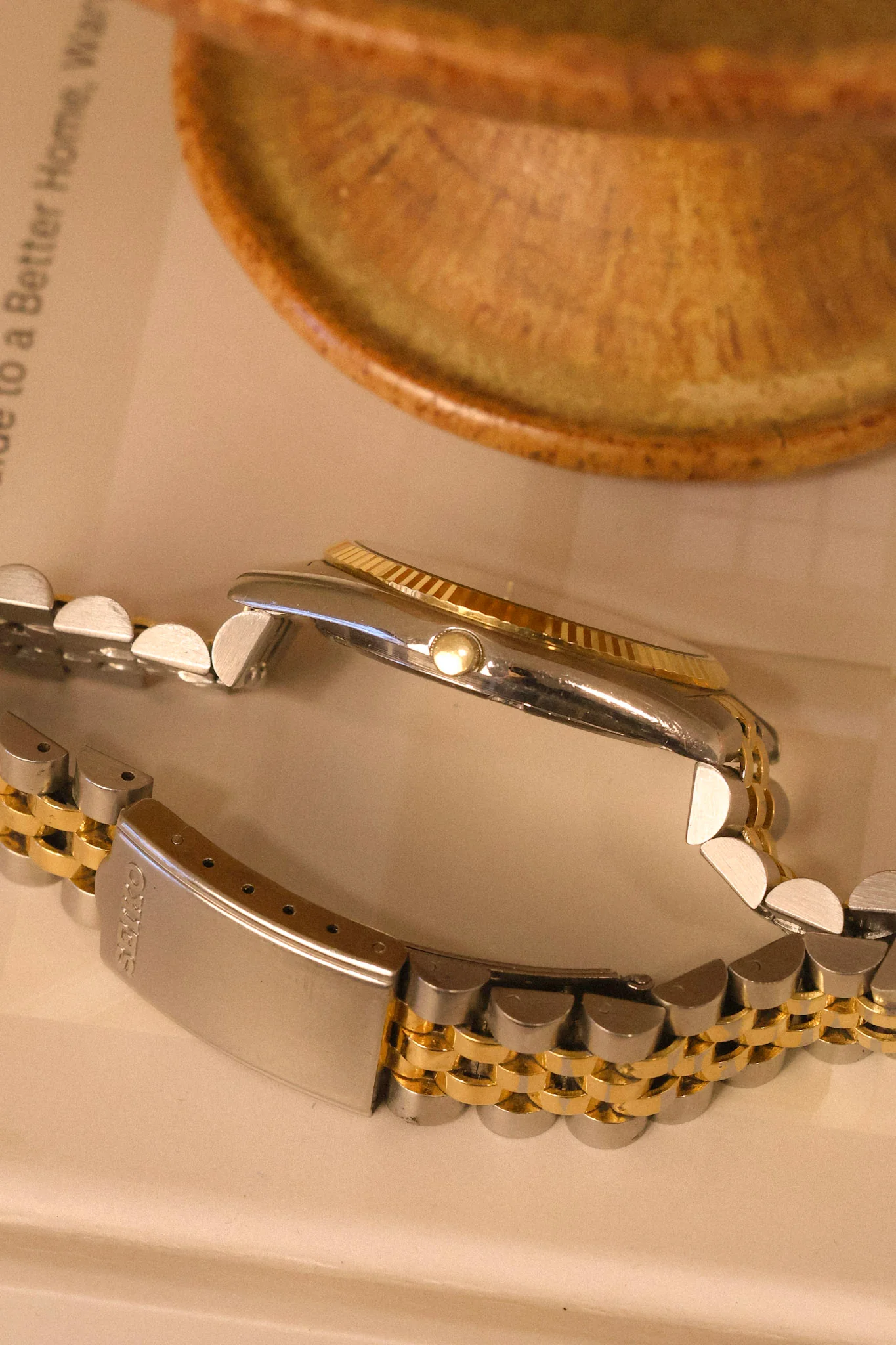 1993 Seiko Silver Two Toned Jubilee Prez - Image 5