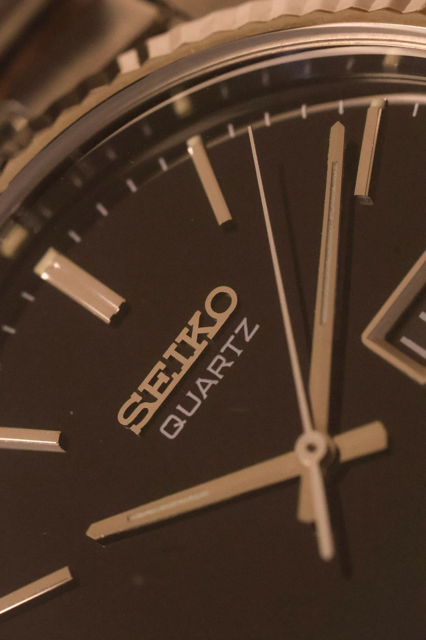 1994 Seiko Black Dial Steel Jubilee Prez - Image 4