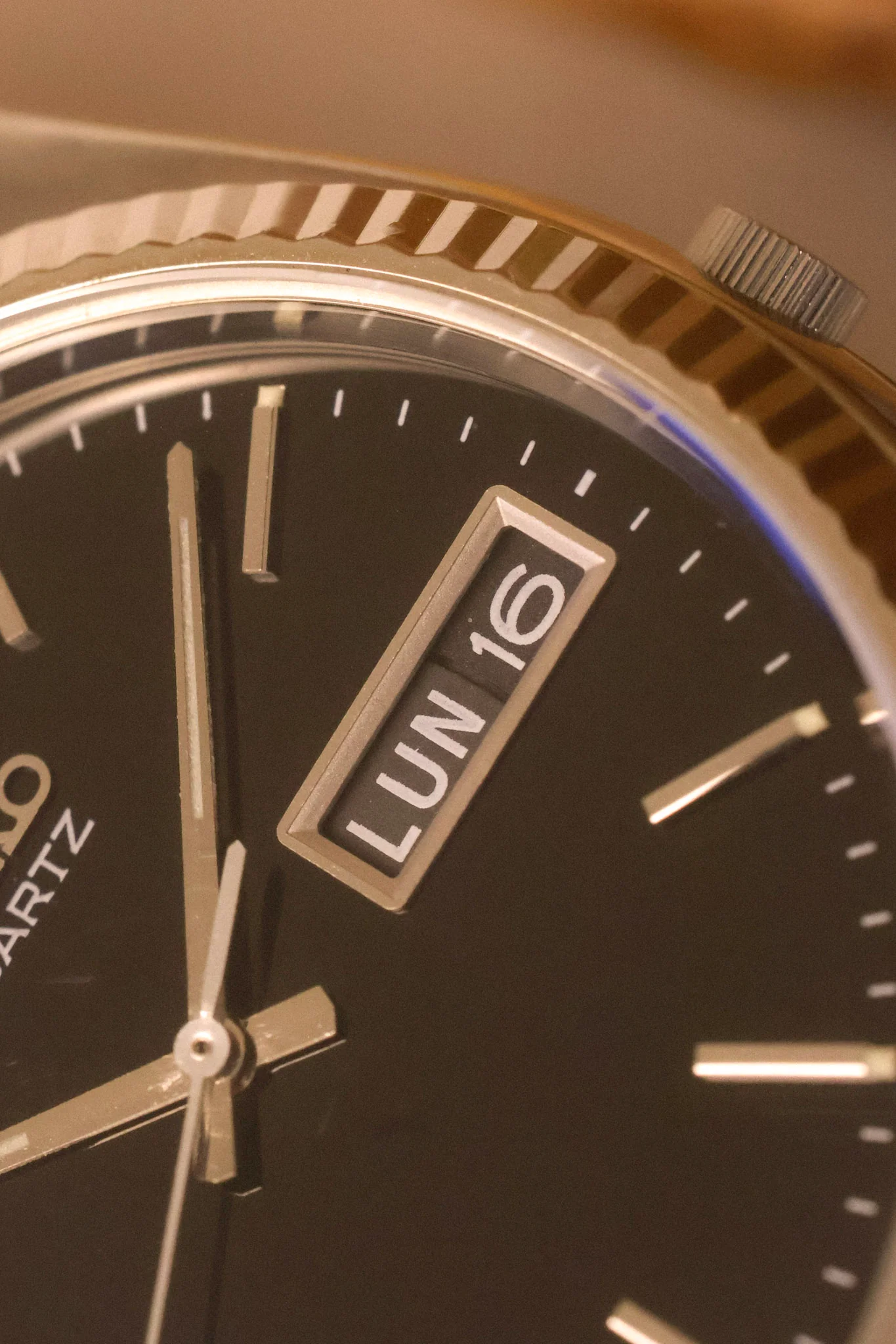 1994 Seiko Black Dial Steel Jubilee Prez - Image 5