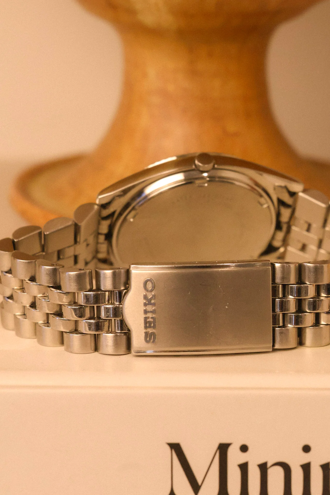 1994 Seiko Black Dial Steel Jubilee Prez - Image 7