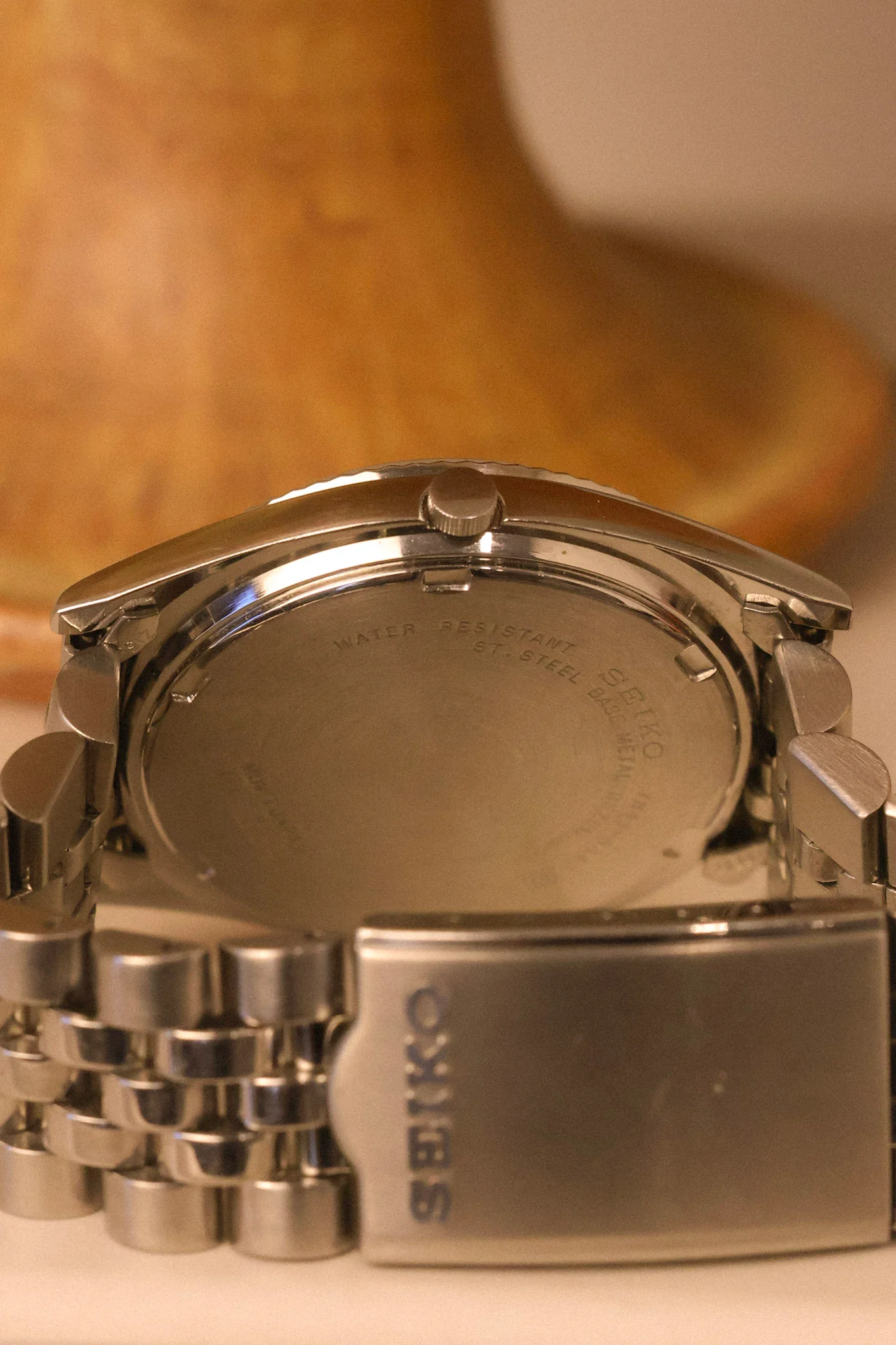 1994 Seiko Black Dial Steel Jubilee Prez - Image 8