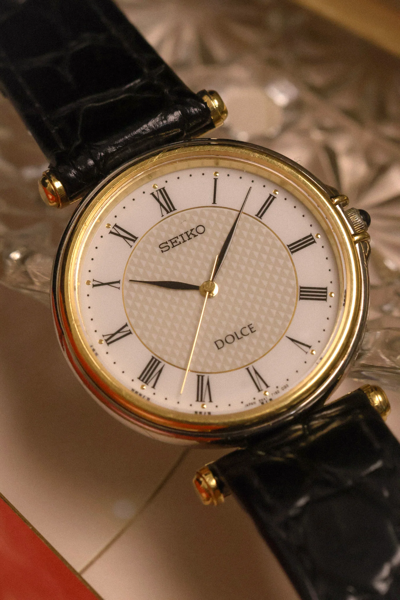 1994 Seiko Dolce Hooded Lugs Roman - Image 3