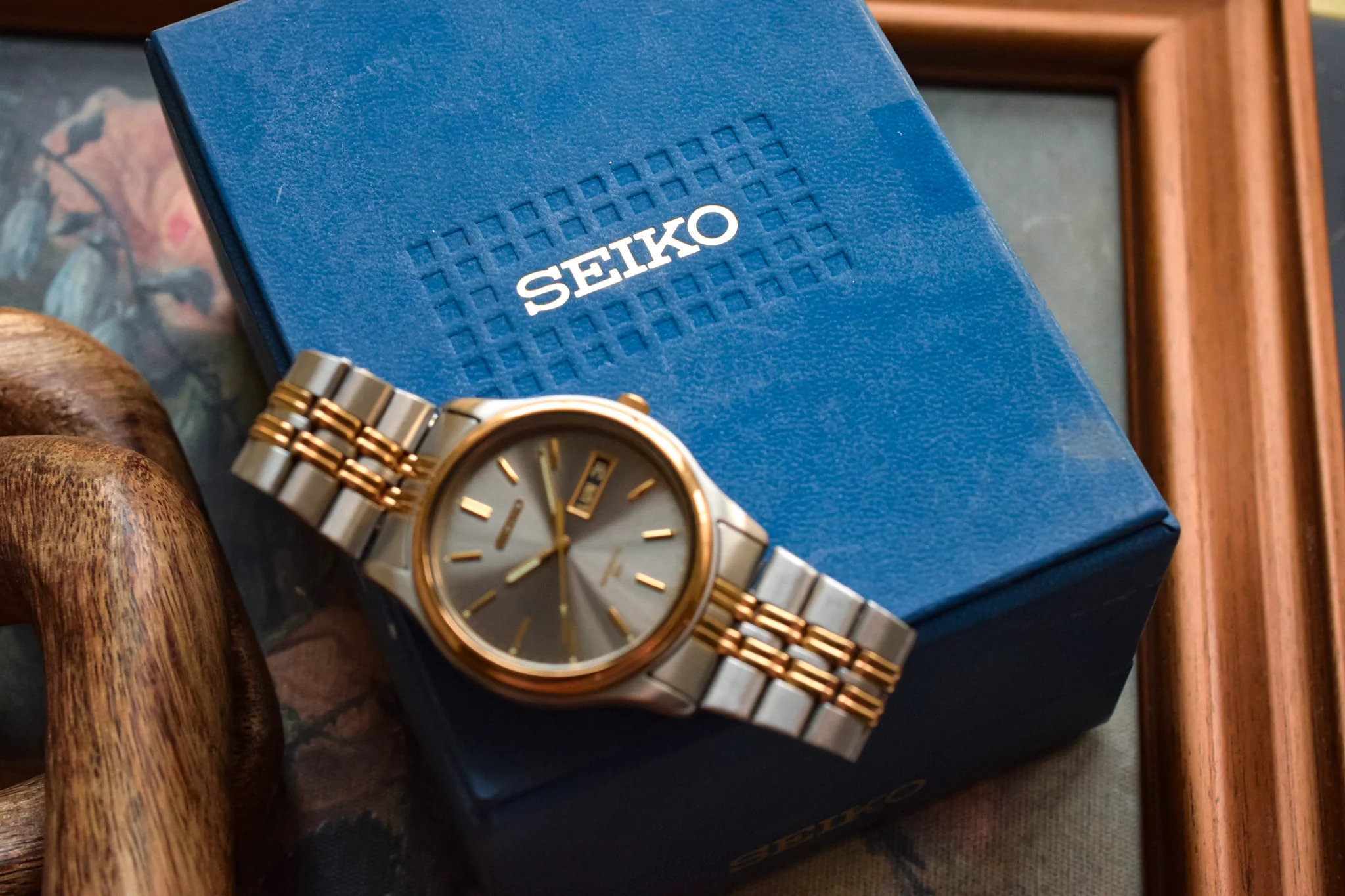 1994 Seiko Sports 50 Grey Dial Day-Date - New Old Stock - Image 11