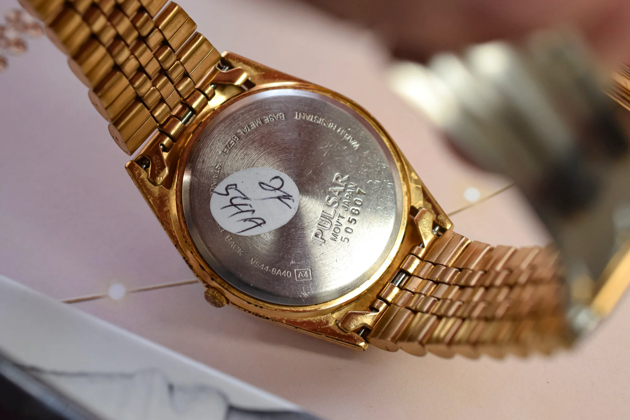 1995 Pulsar Golden Gilt Day-Date "President" - Image 9