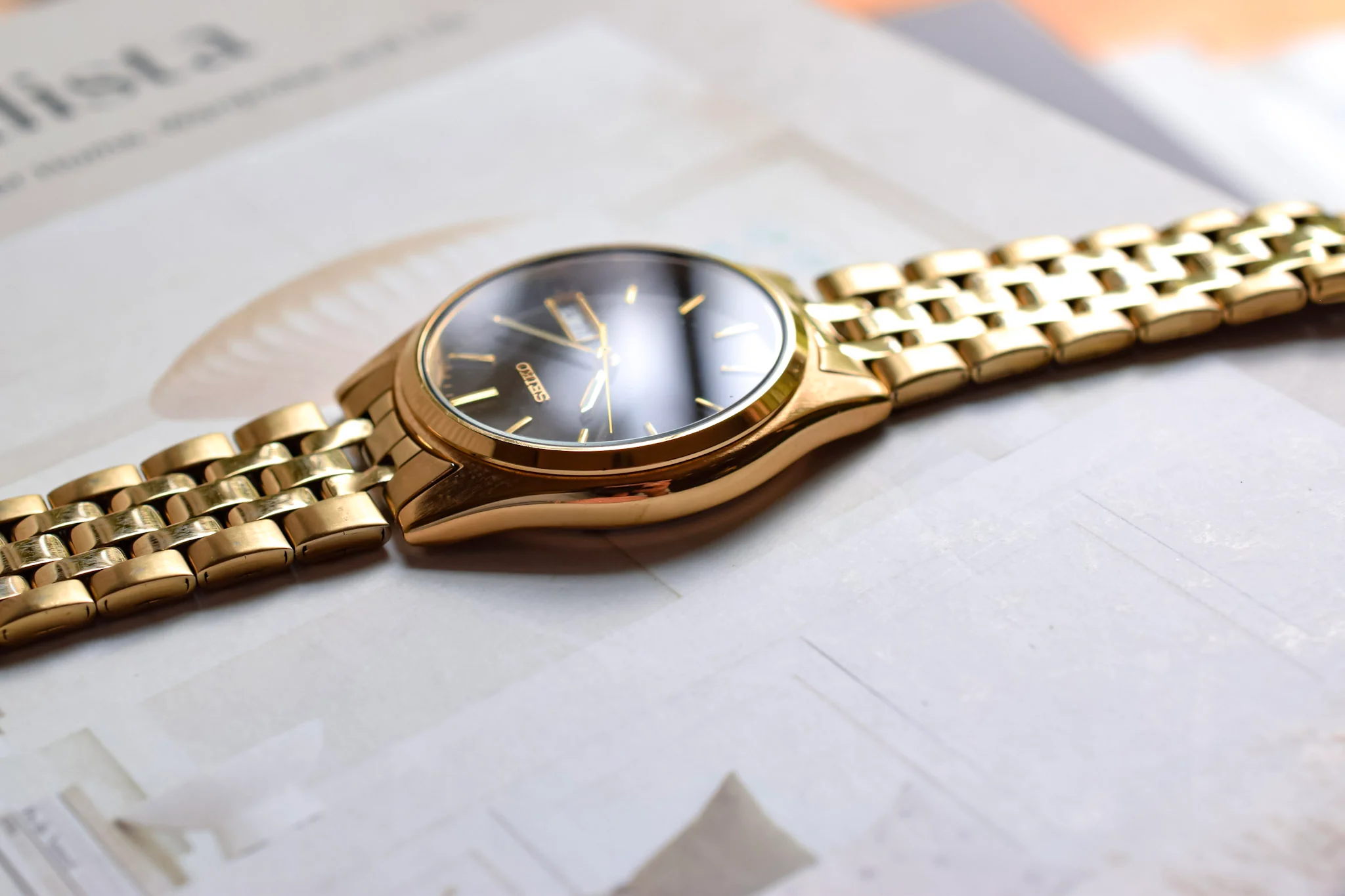 1995 Seiko Black Dial Day-Date - Image 6