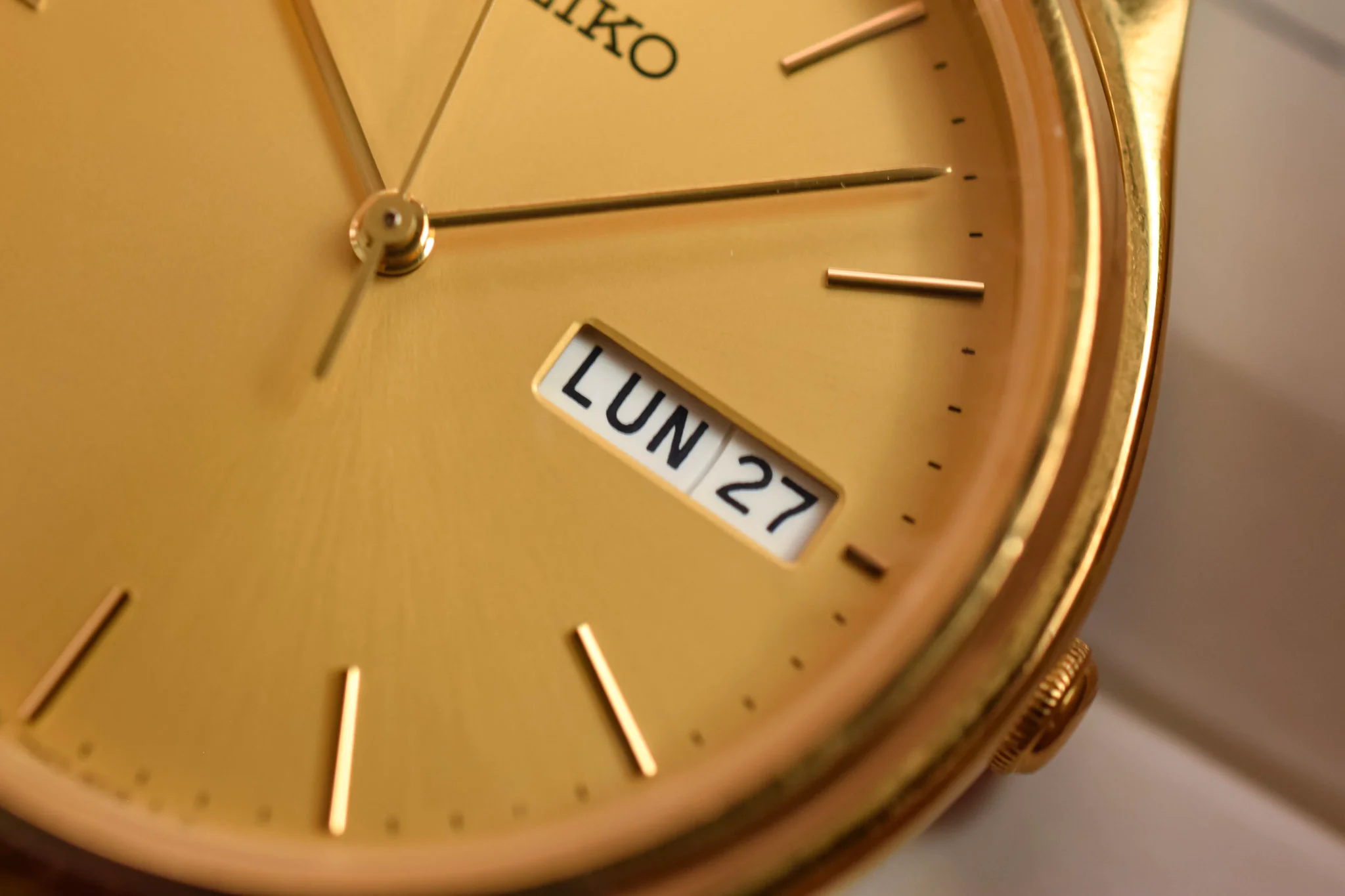 1995 Seiko Champagne Day-Date - Image 4