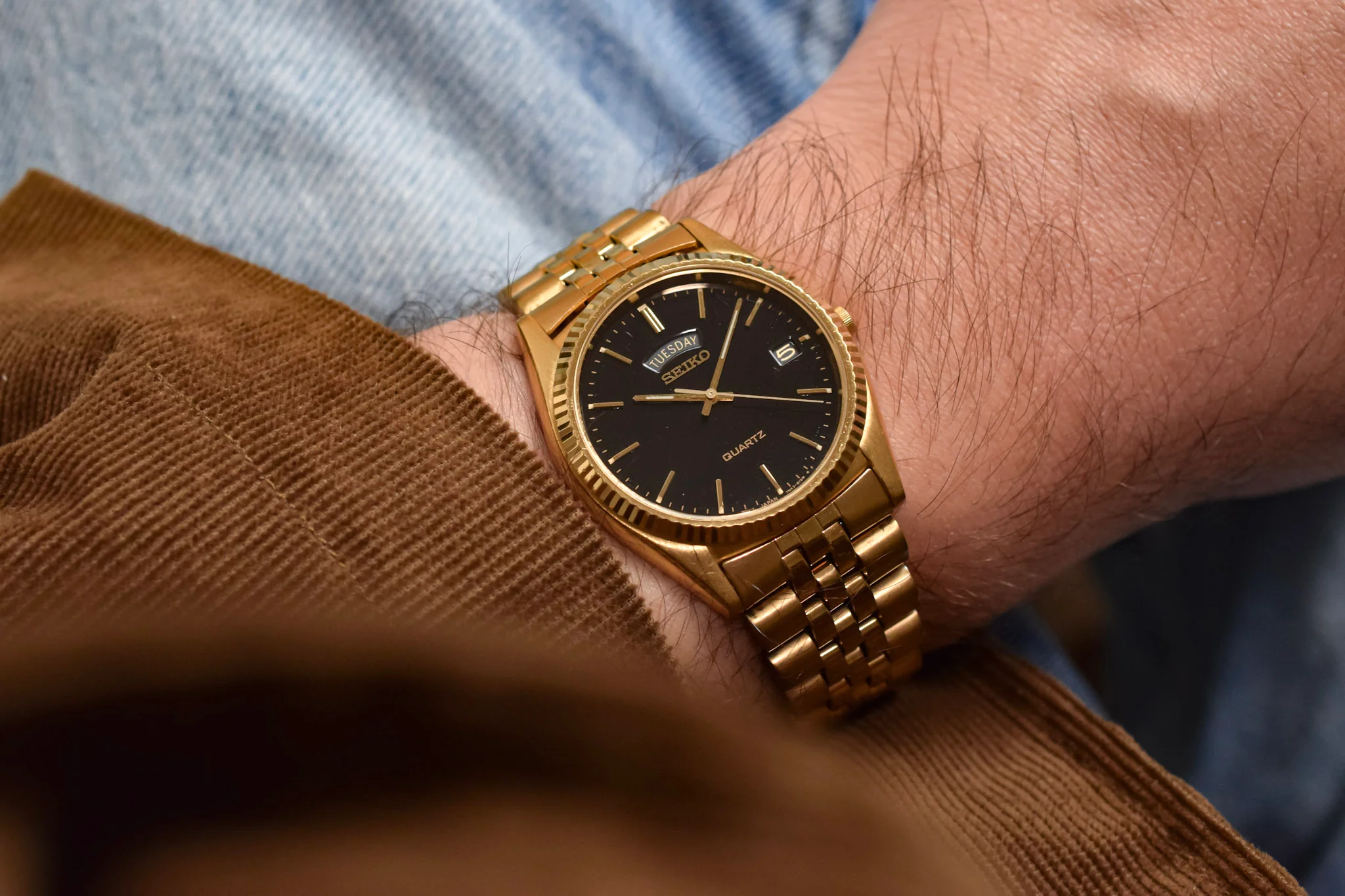 1995 Seiko Gilt Day-Date "President" - Image 2