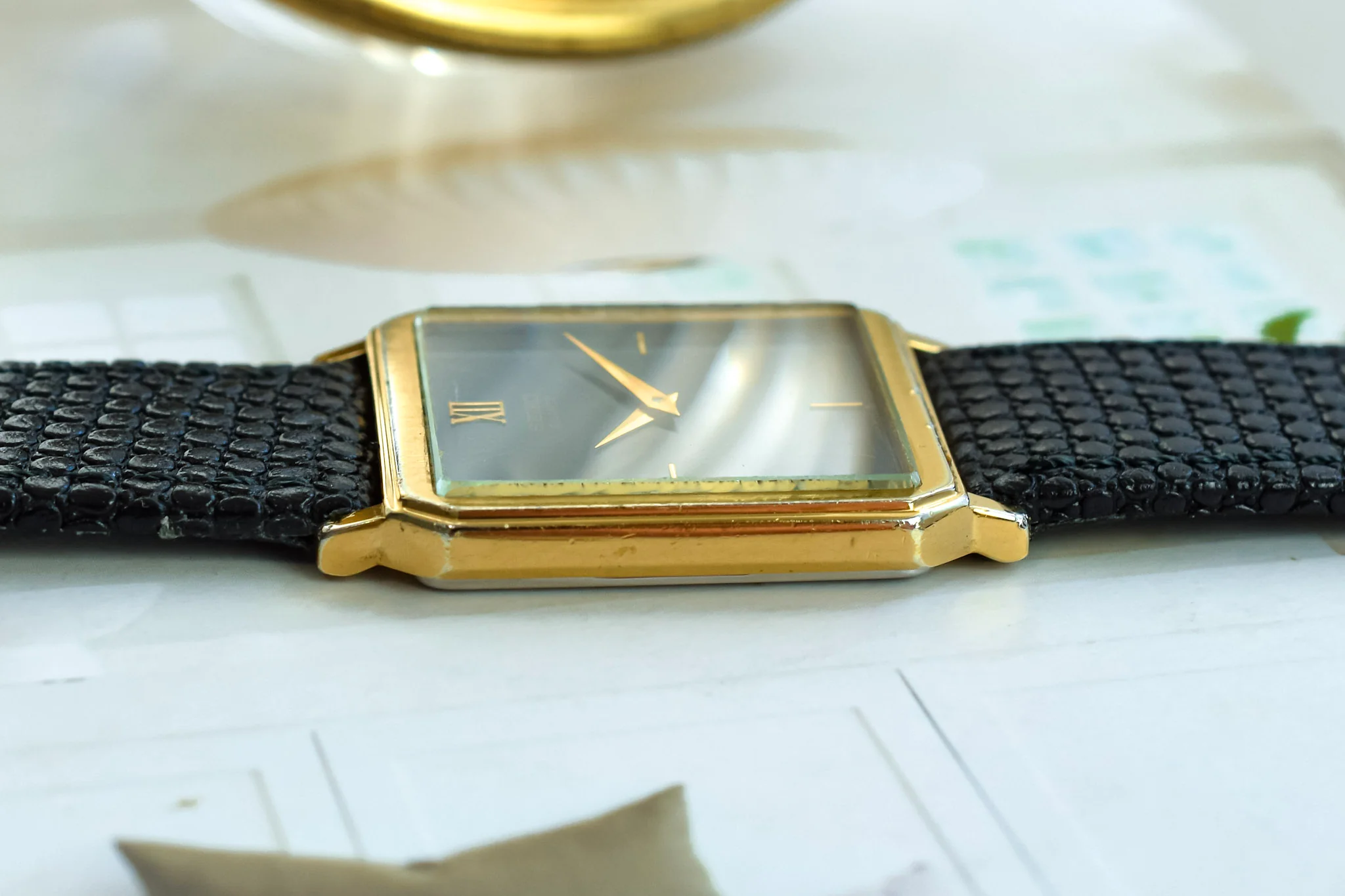 1995 Seiko Gilt Pinstripe Octo - Image 4