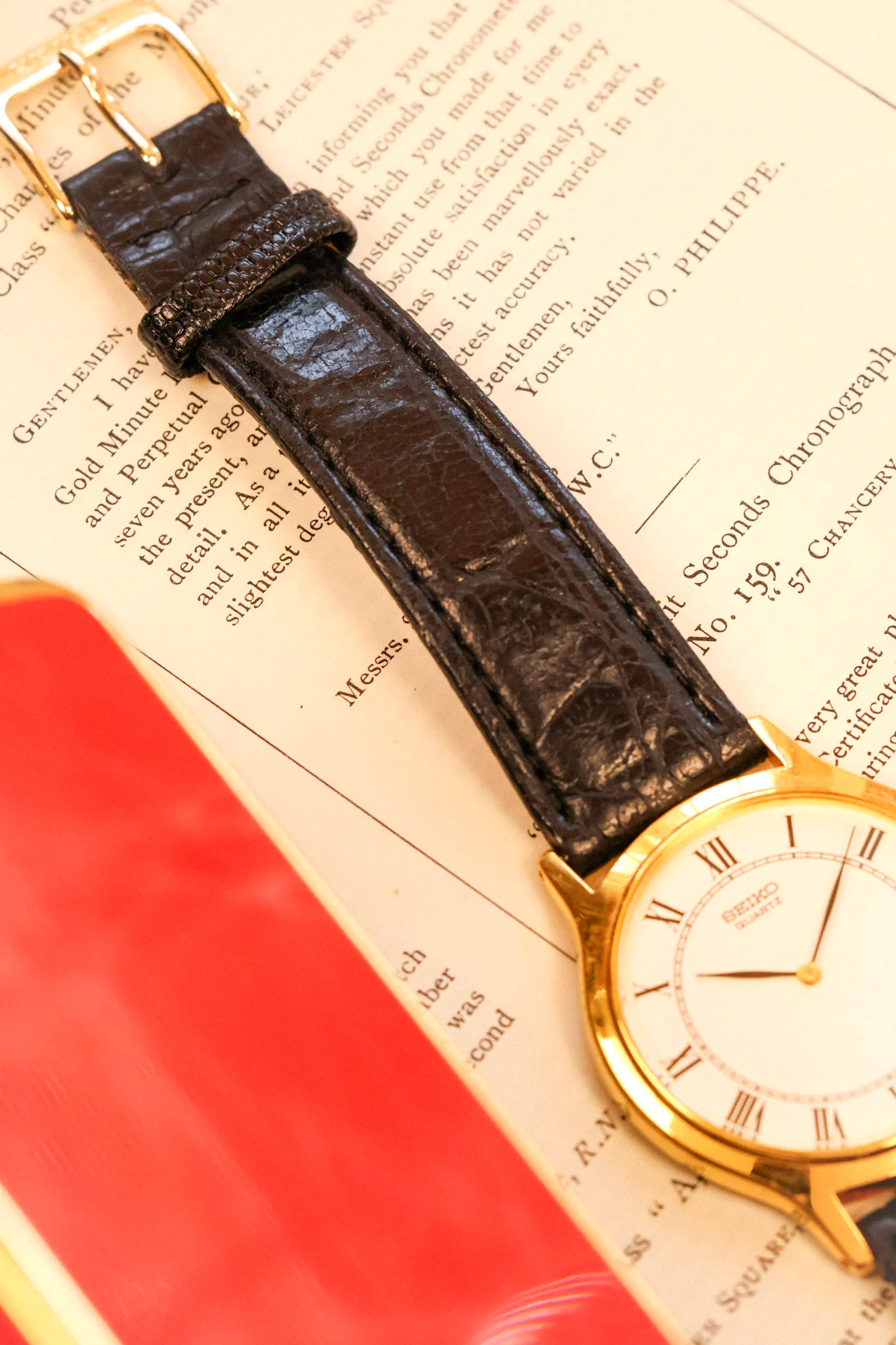 1995 Seiko Roman Sector Dial Ronde - Image 7