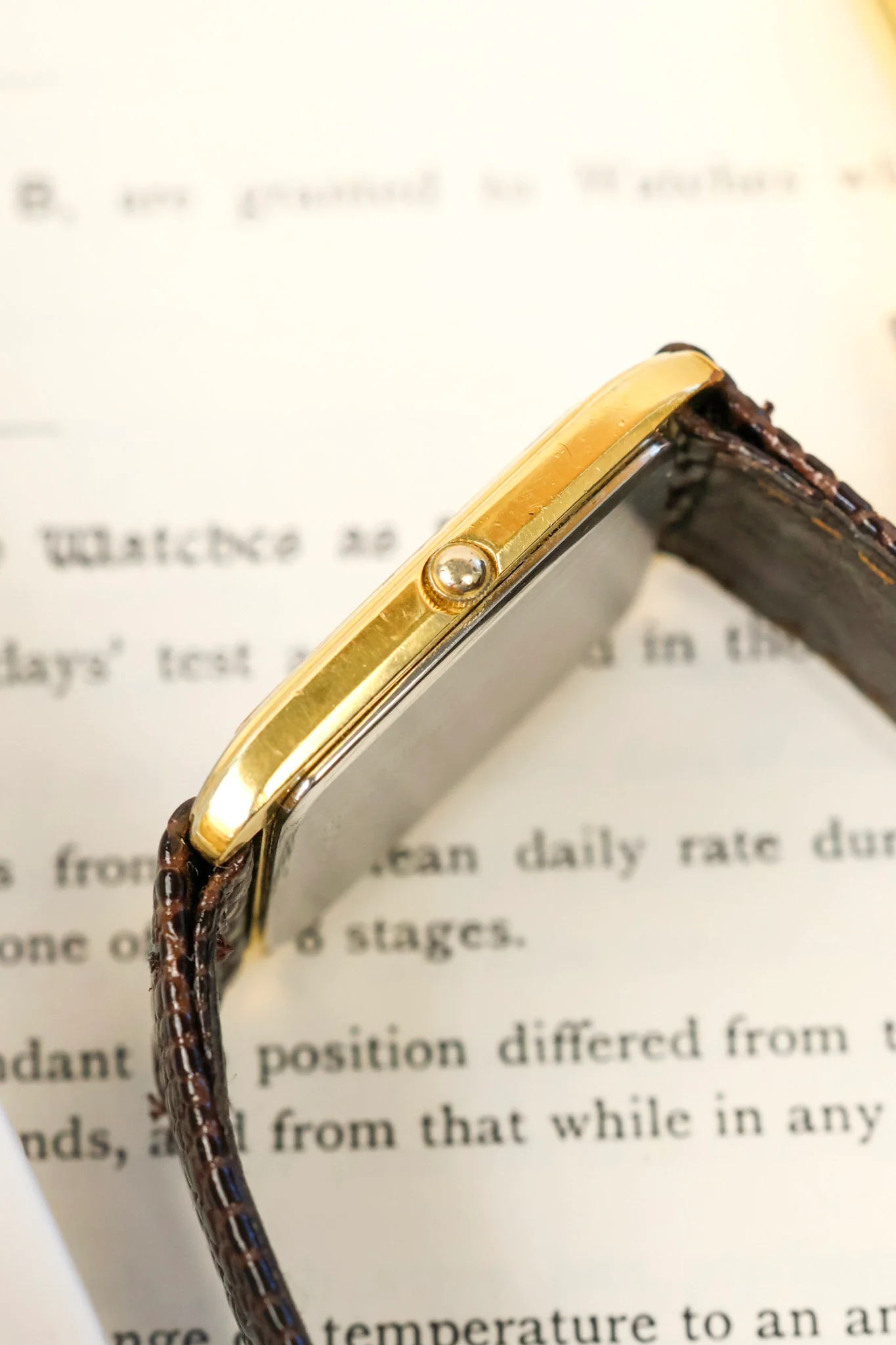 1996 Seiko Golden Coffee Dial Tank - Image 5
