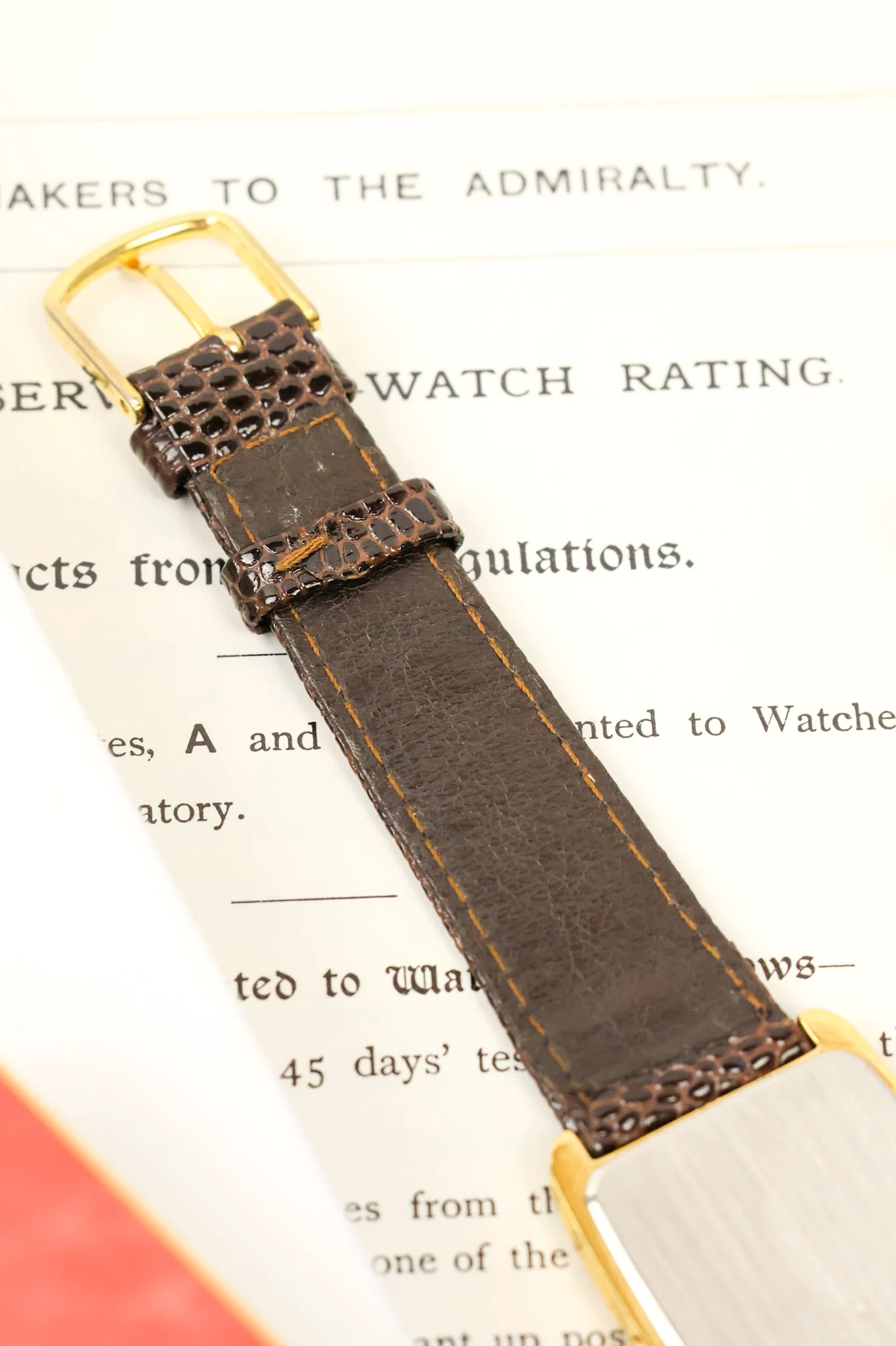 1996 Seiko Golden Coffee Dial Tank - Image 9