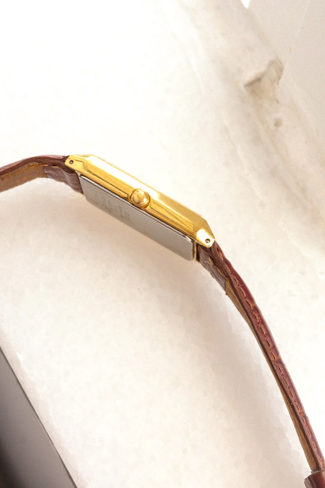 1996 Seiko Silver Dial Beveled Lugs Tank - Image 3