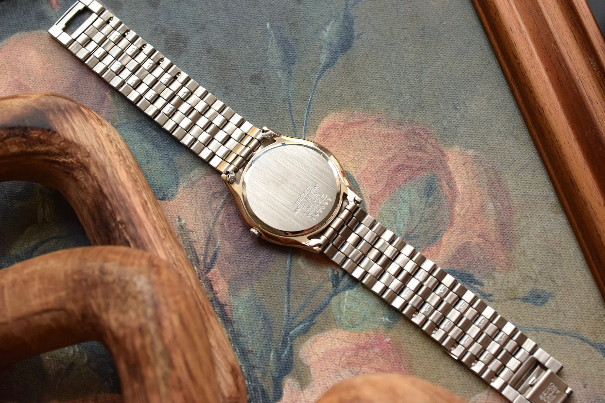 1996 Seiko Silver Sunray Beads of Rice - New Old Stock - Image 12