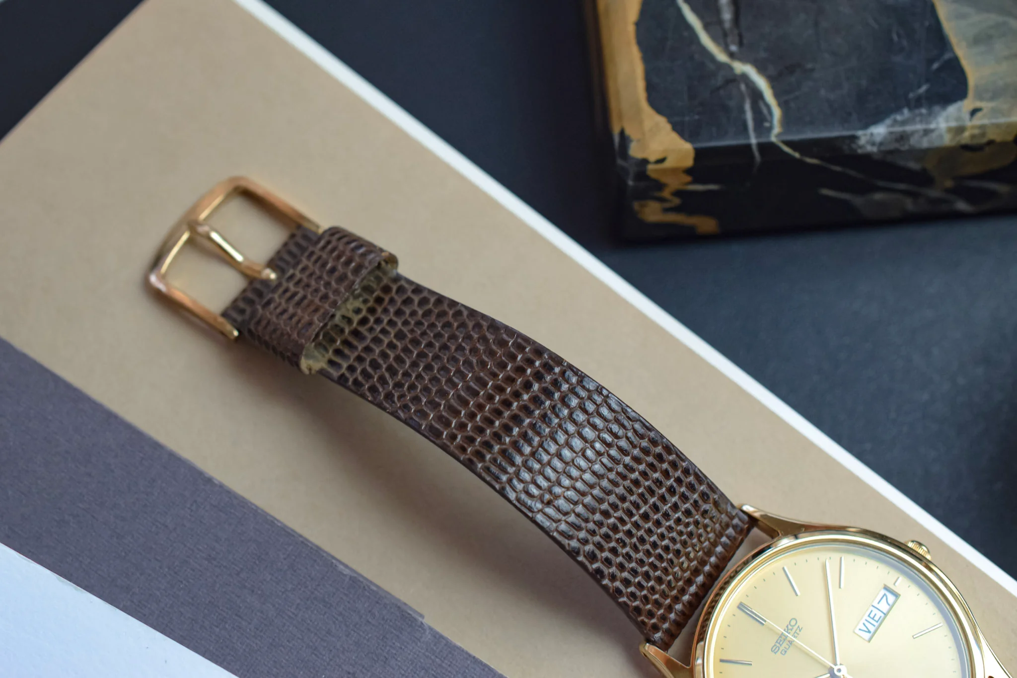 1996 Seiko SQ Champagne Day-Date - Image 6