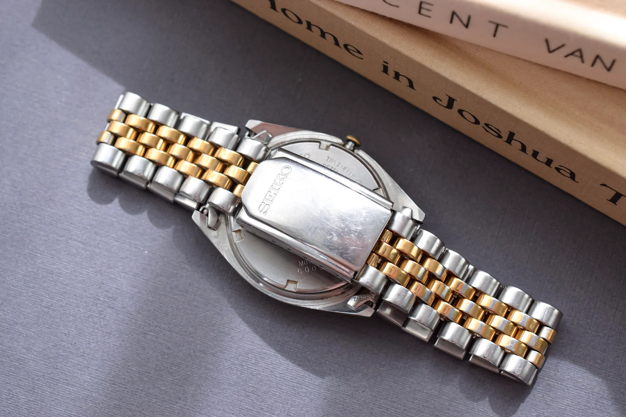 1996 Seiko Two Toned Silver Dial Day-Date - Image 9