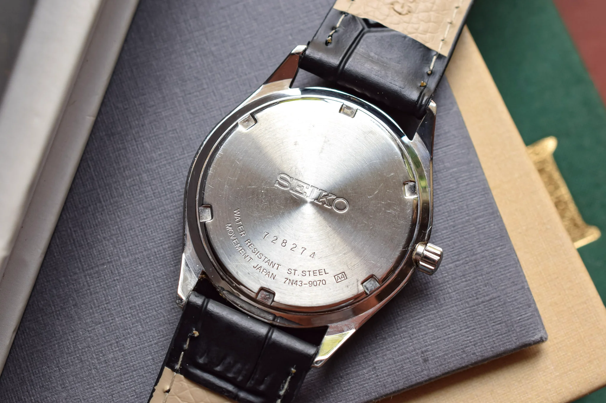 1997 Seiko Blue Dial Day-Date - Image 7