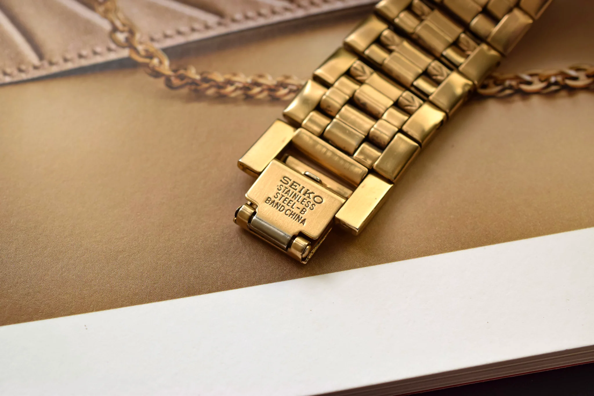 1997 Seiko Gilt Stepped Case Tank - Image 6