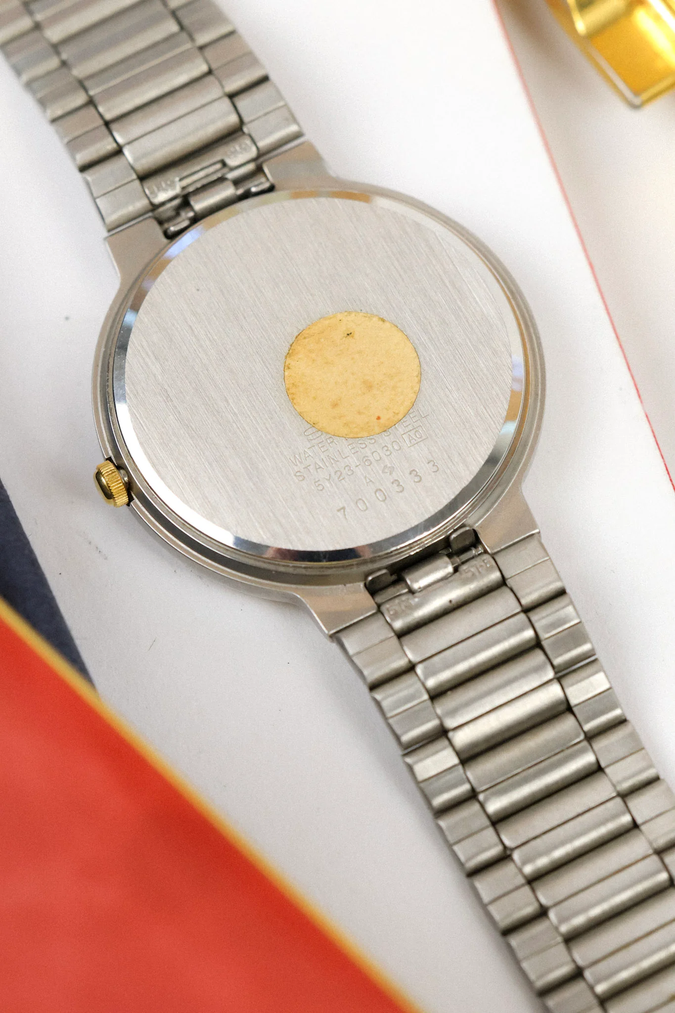 1997 Seiko SQ Graphite Script Font Day-Date - Image 13