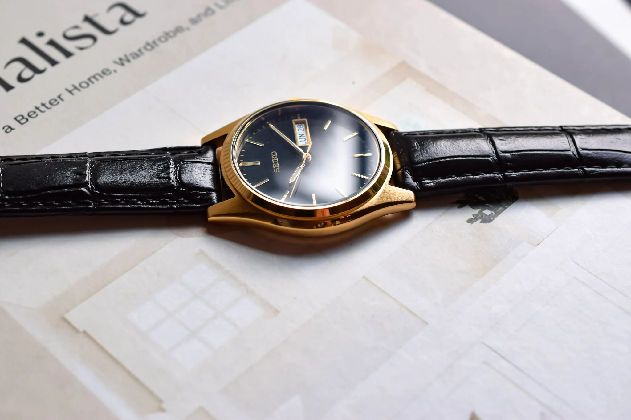 1998 Seiko Black Dial Day-Date - Image 3