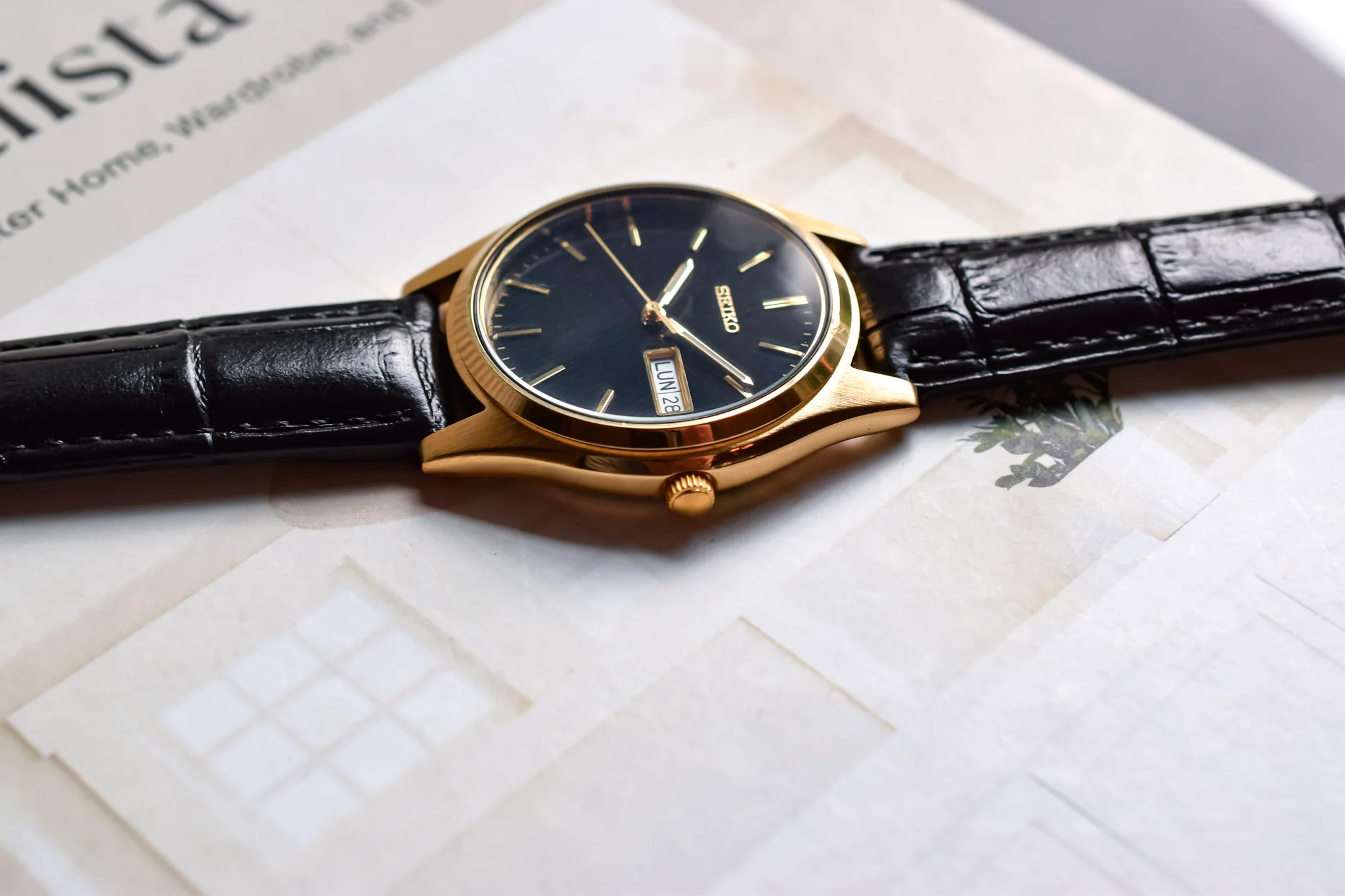 1998 Seiko Black Dial Day-Date - Image 5