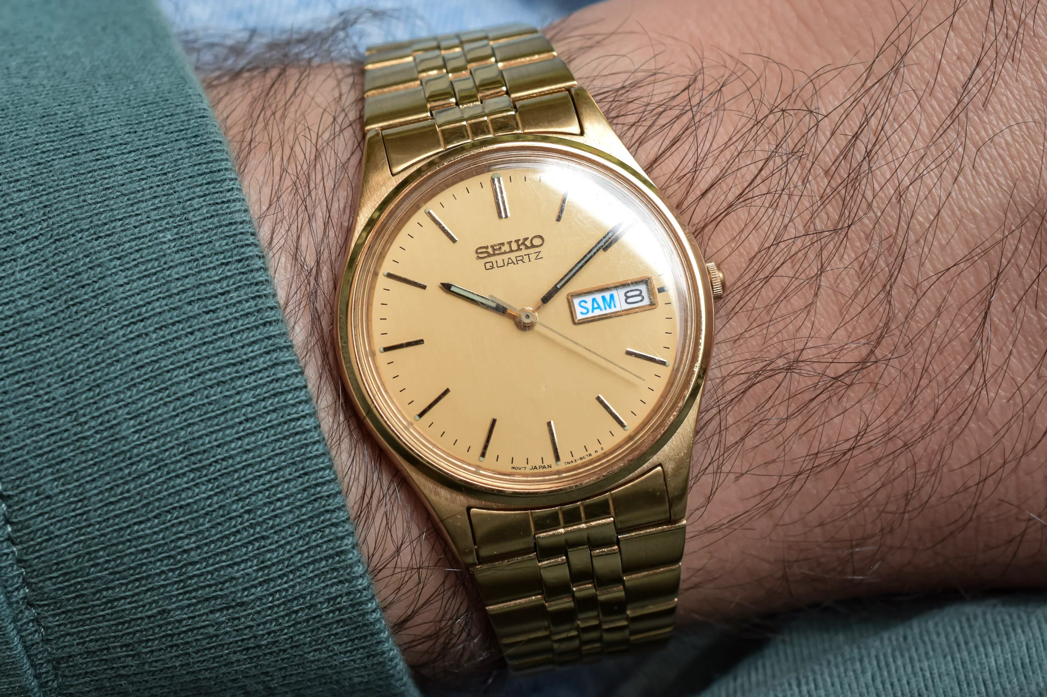 1998 Seiko Champagne Day-Date - Image 3