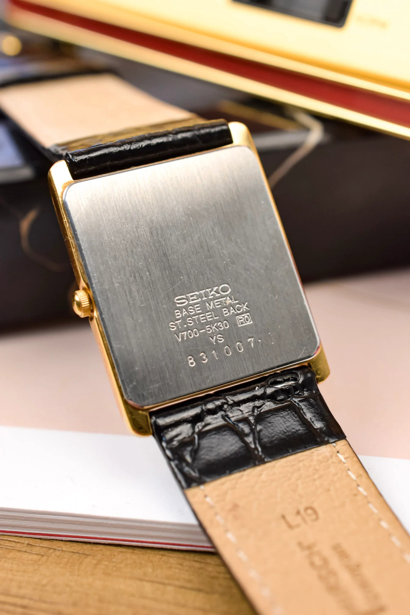 1998 Seiko Champagne Tank - Image 10