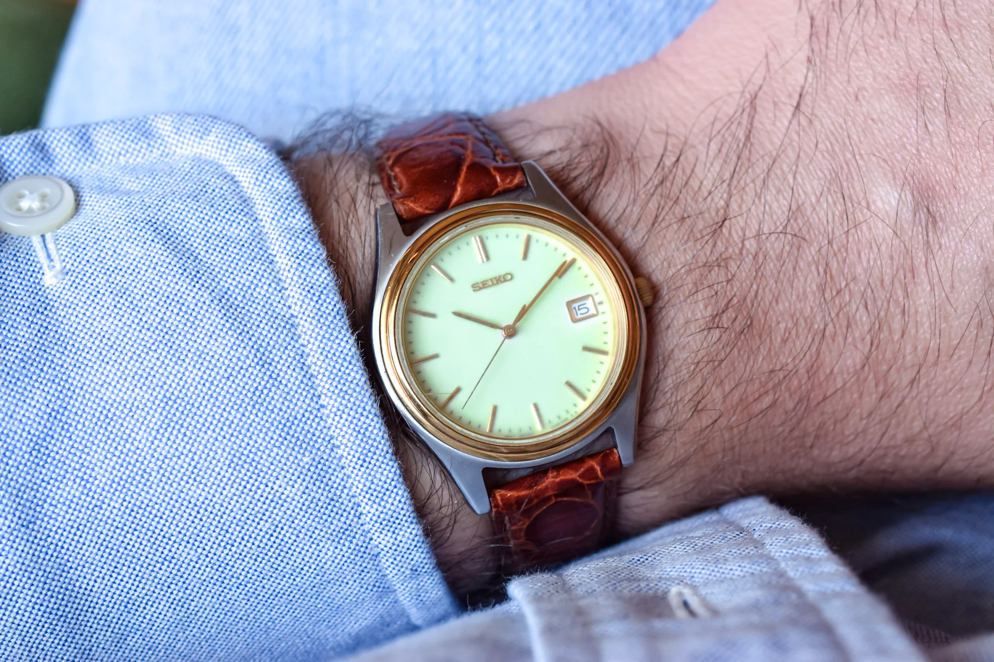 1998 Seiko Full Lume Dial Calendar - Image 2