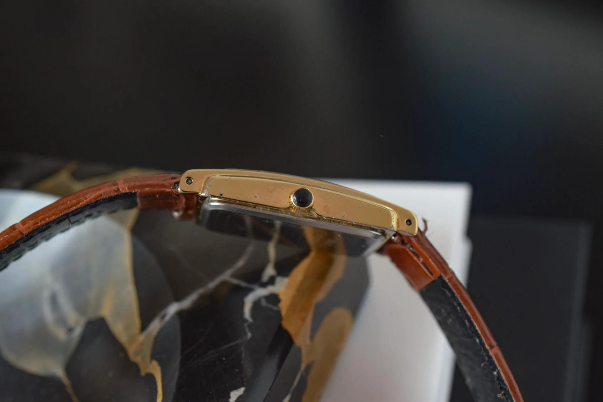 1998 Timex Quartz Stepped Case Roman Tank - Image 4