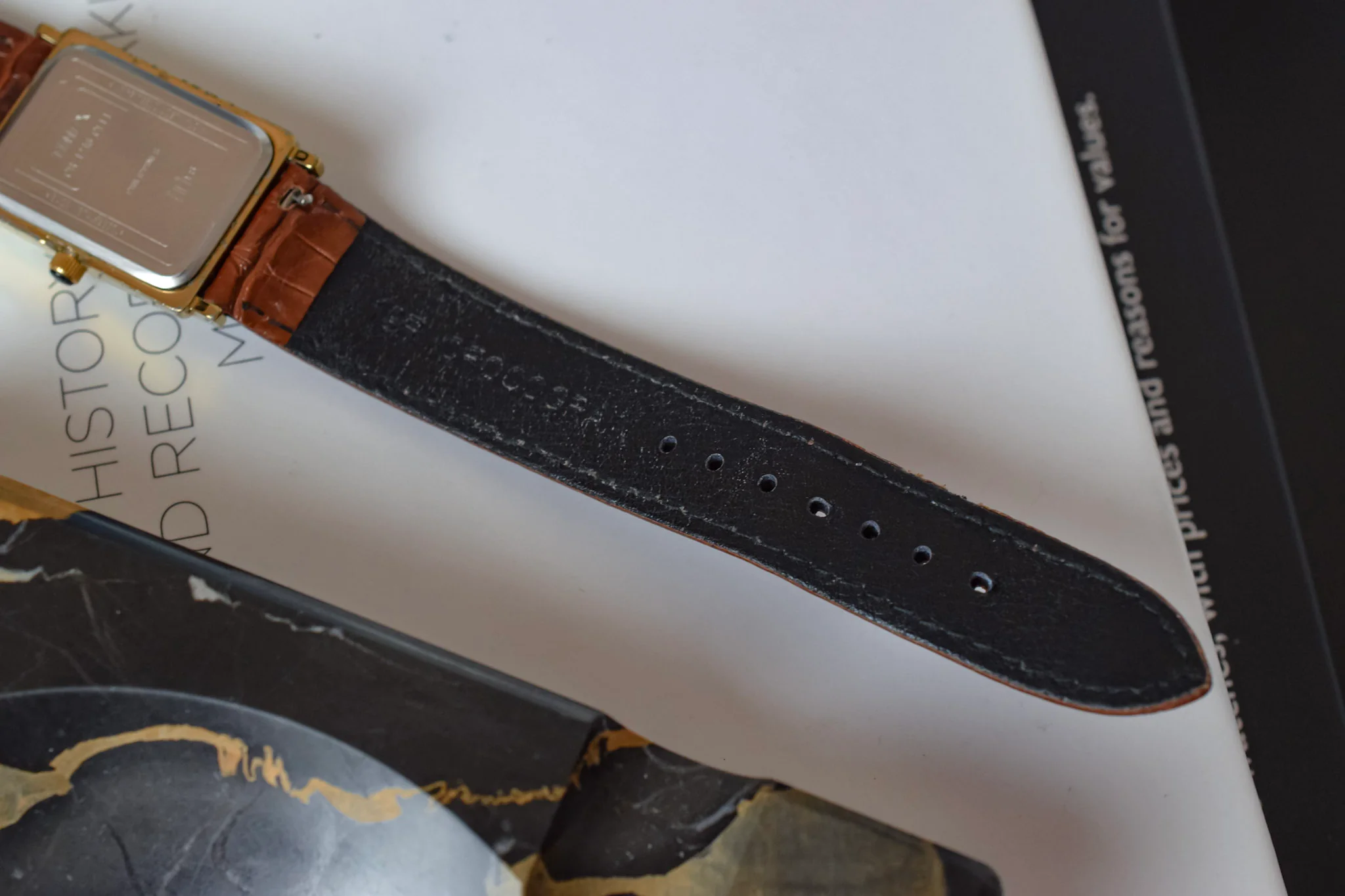 1998 Timex Quartz Stepped Case Roman Tank - Image 9