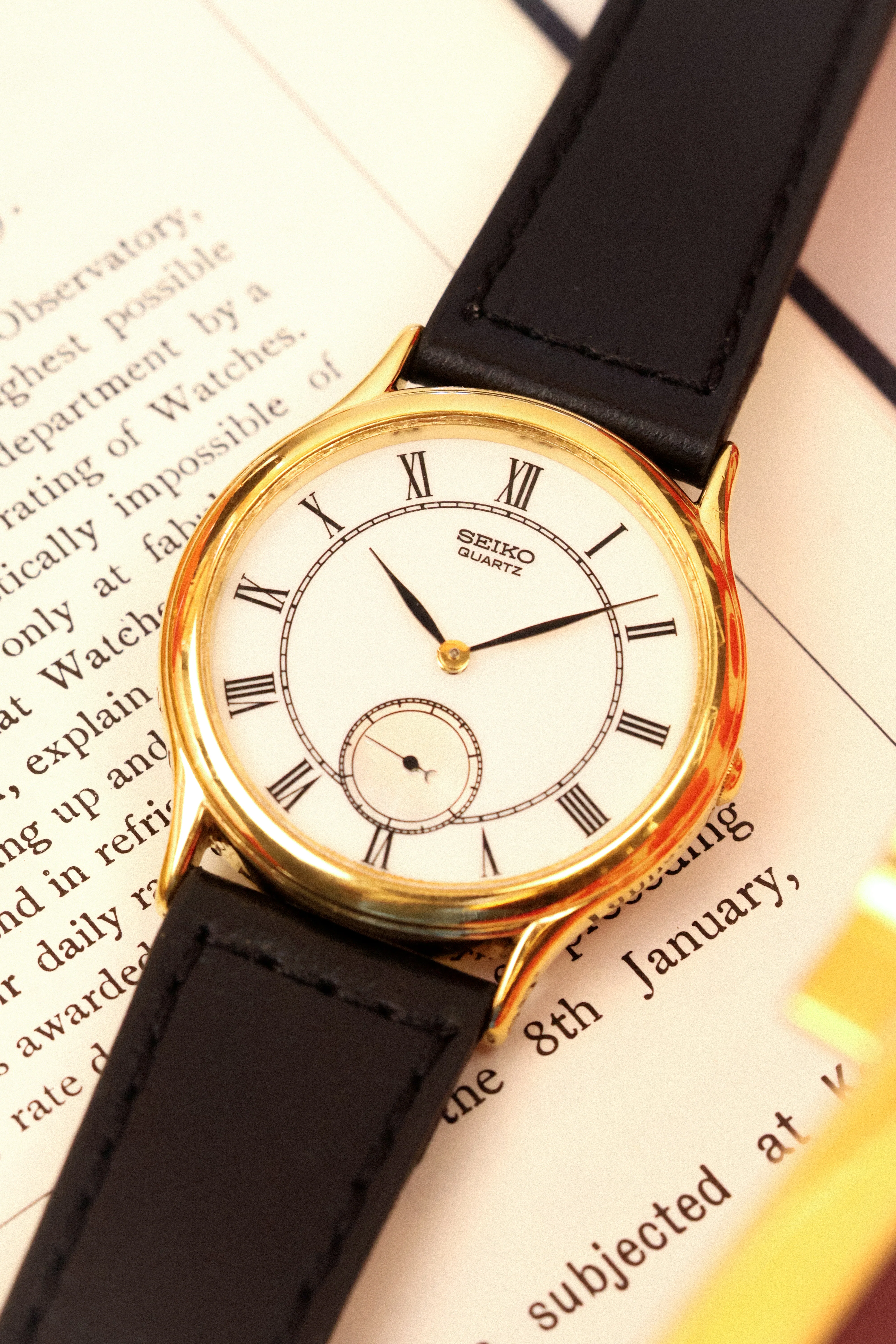 1999 Seiko “SAMPLE” Roman Dial Small Seconds - Image 3