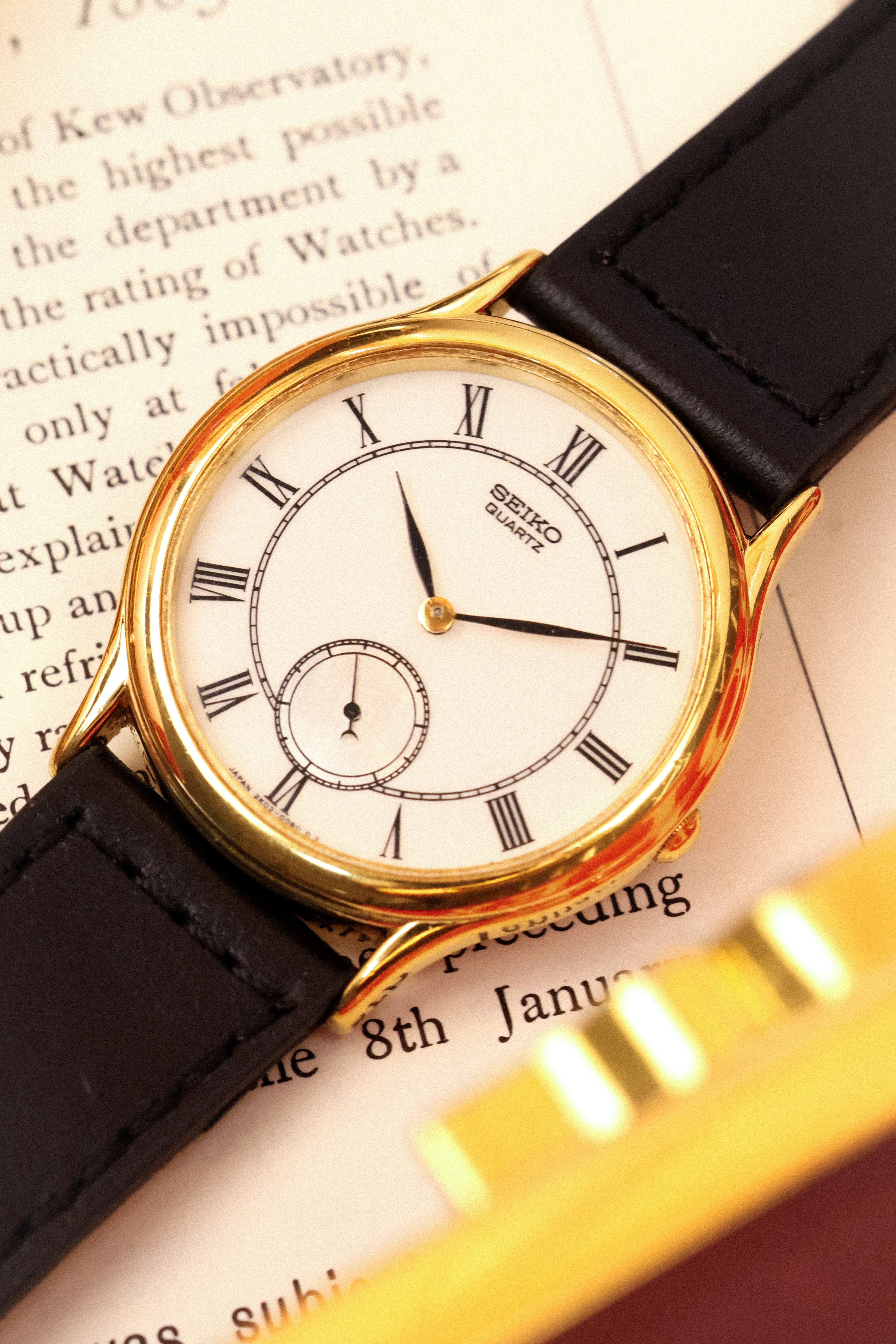 1999 Seiko “SAMPLE” Roman Dial Small Seconds - Image 5