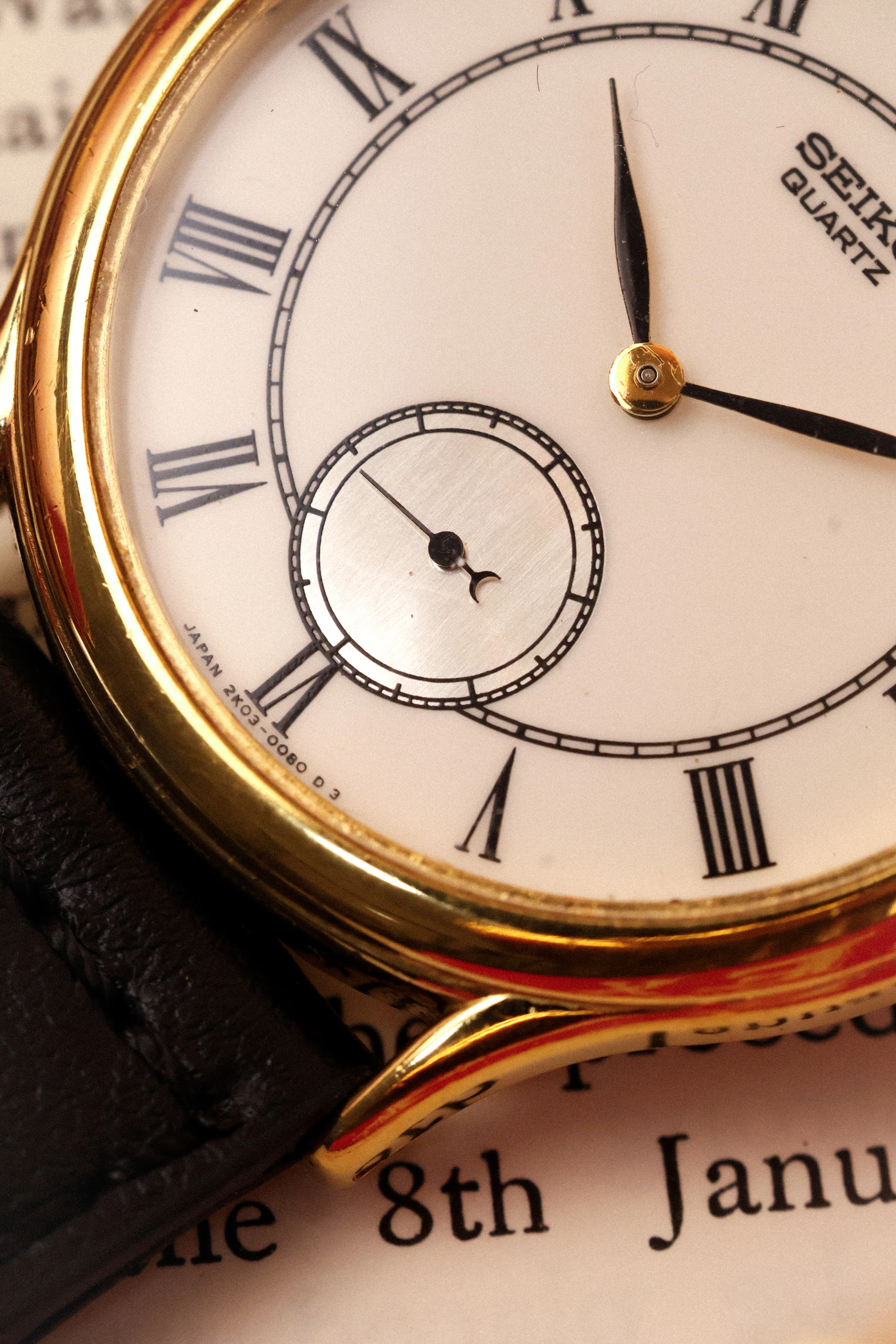1999 Seiko “SAMPLE” Roman Dial Small Seconds - Image 6