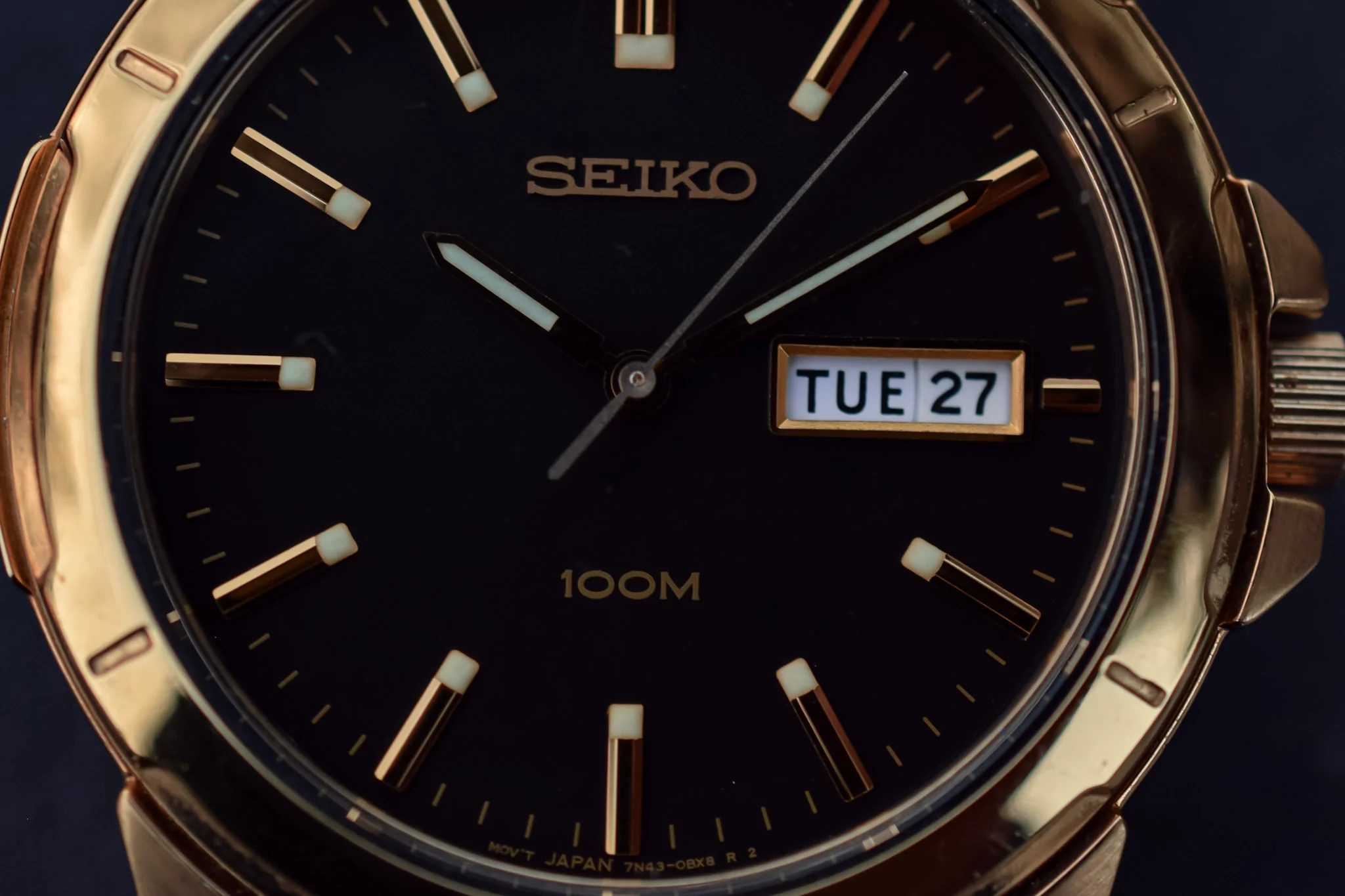 2000 Neo-Vintage Seiko Quartz Day-Date Watch - Image 2