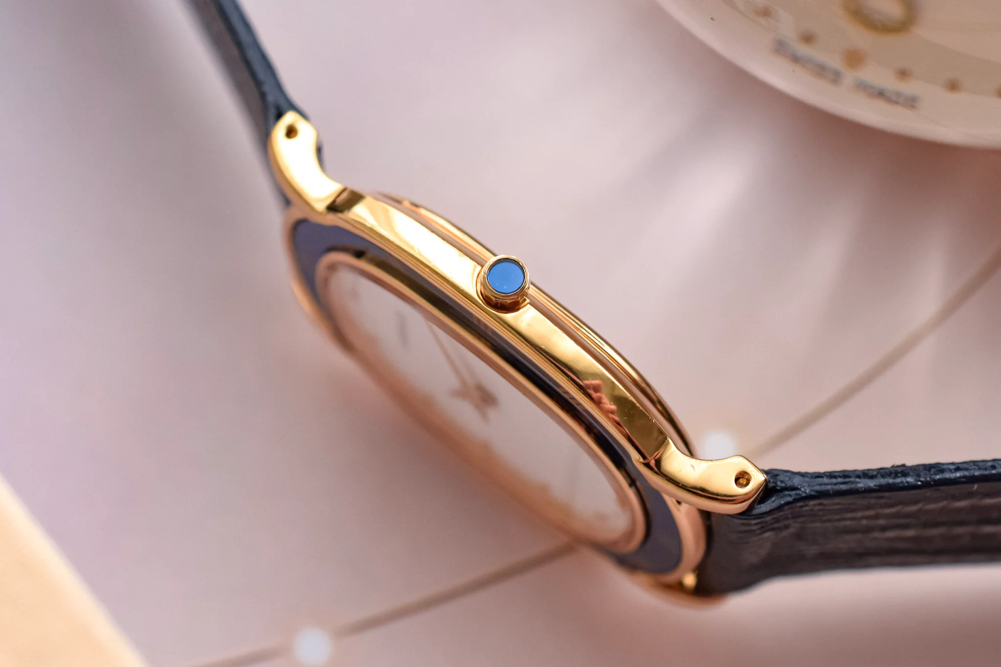 2001 NOS Seiko Lassale Blue Roman Bezel Ellipse - Image 3