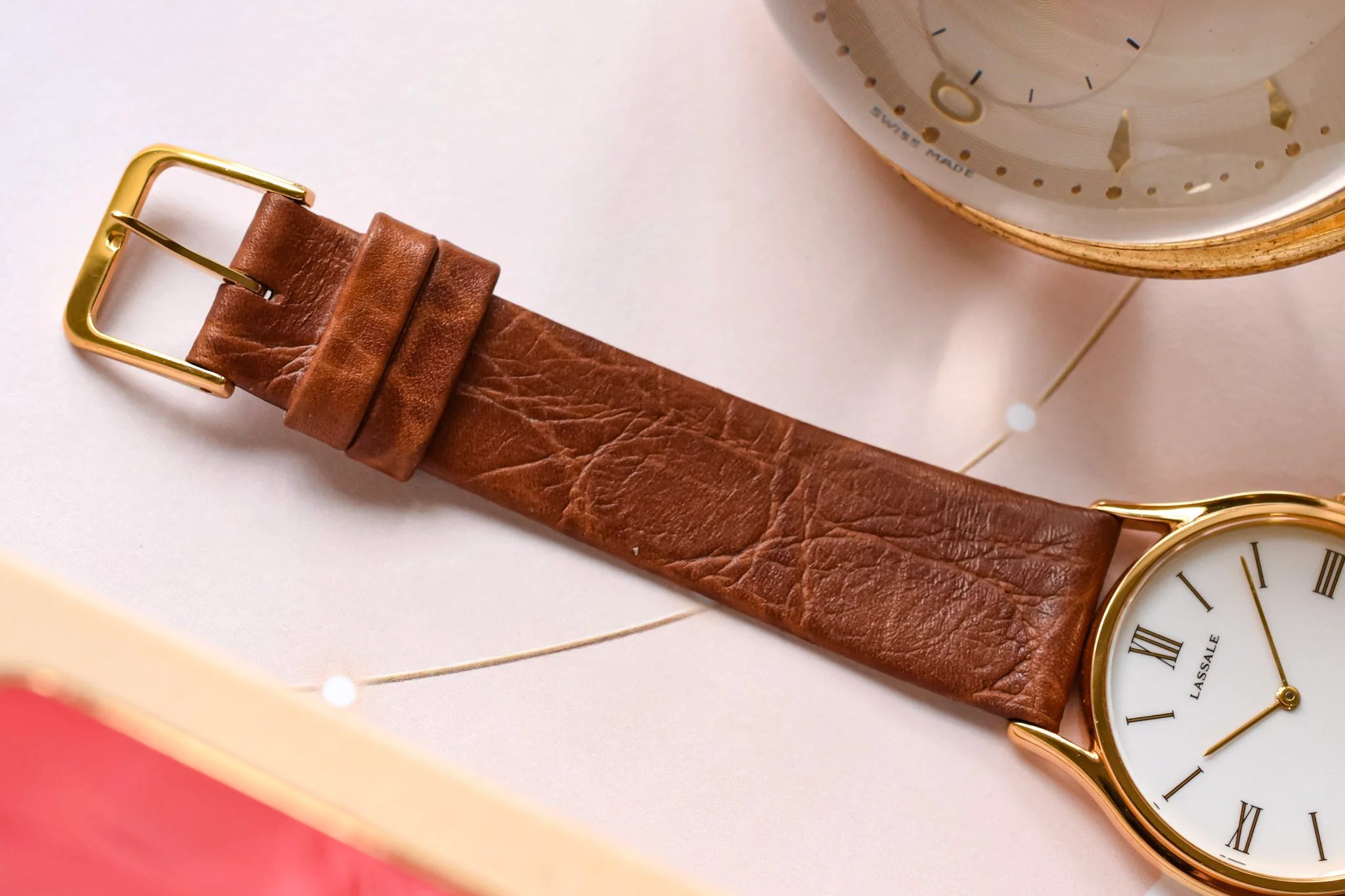 2001 NOS Seiko Lassale Mixed Dial Calatrava - Image 5